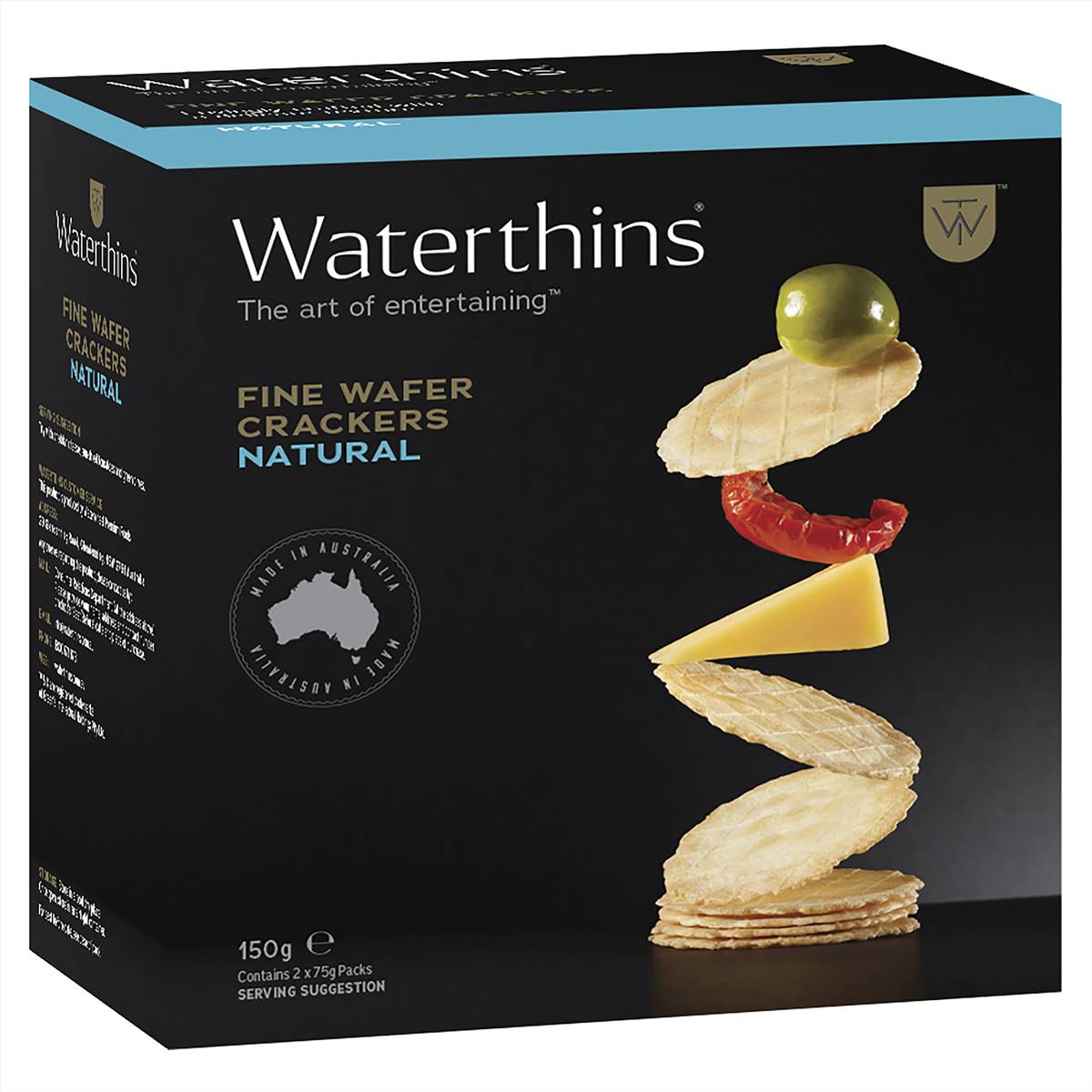 Waterthins Fine Wafer Cracker Natural