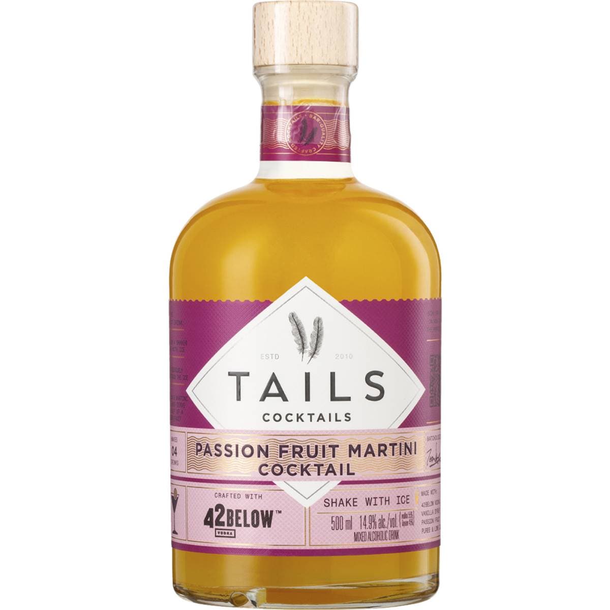Tails Cocktails Passion Fruit Martini 500ml Woolworths