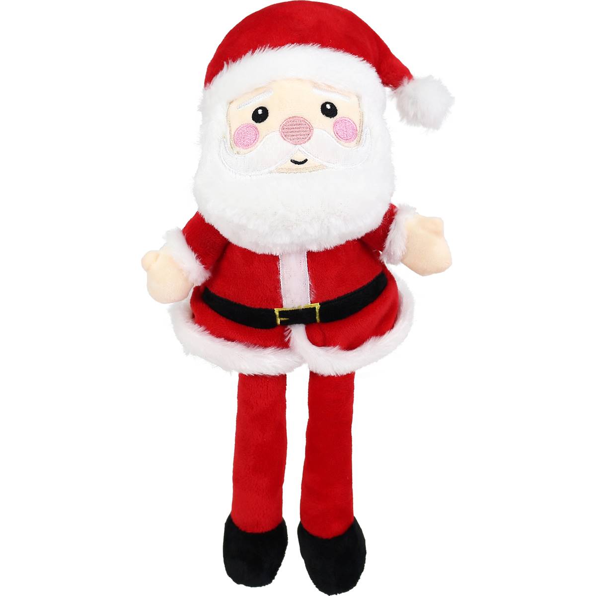 Christmas Plush Santa Each | Woolworths