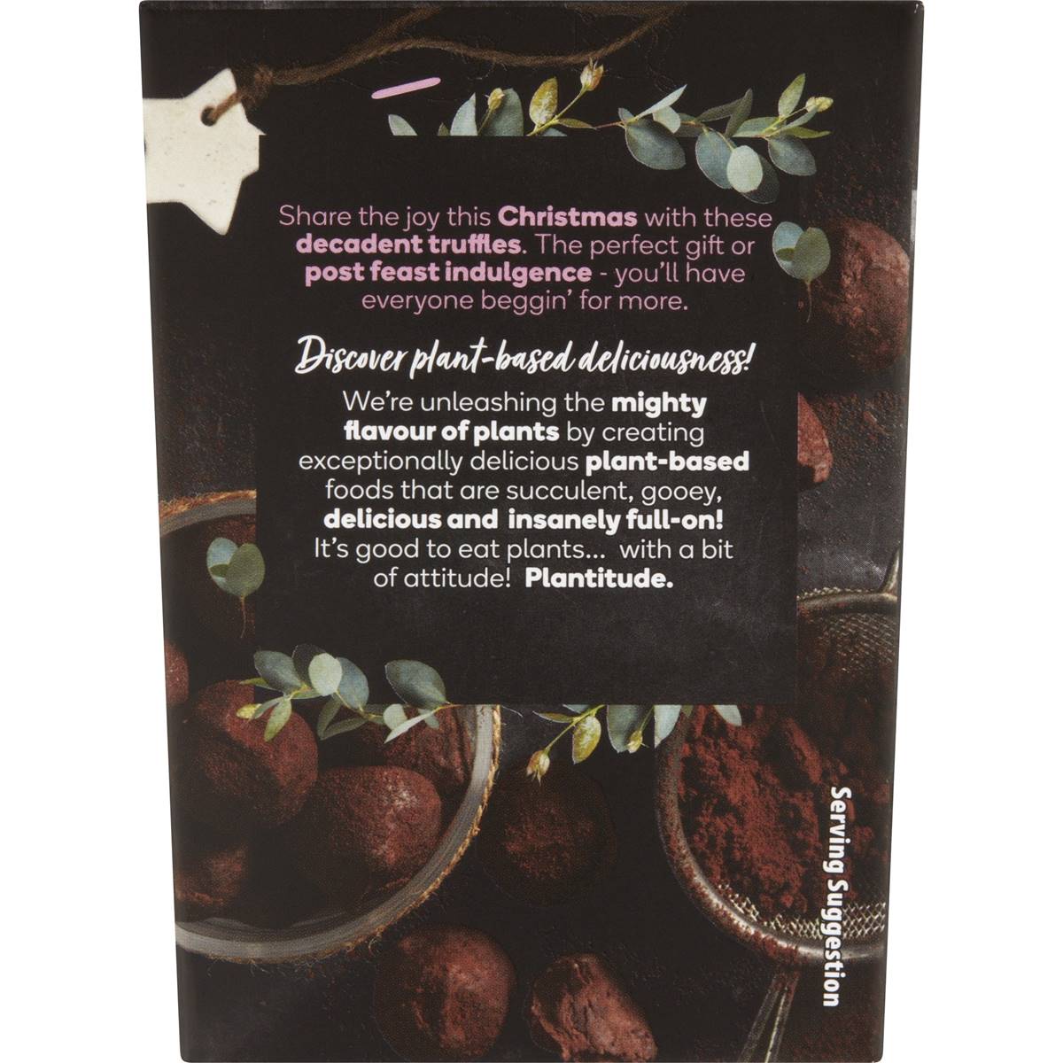 Plantitude Cocoa Dusted Truffles Dusted In Cocoa 200g Woolworths