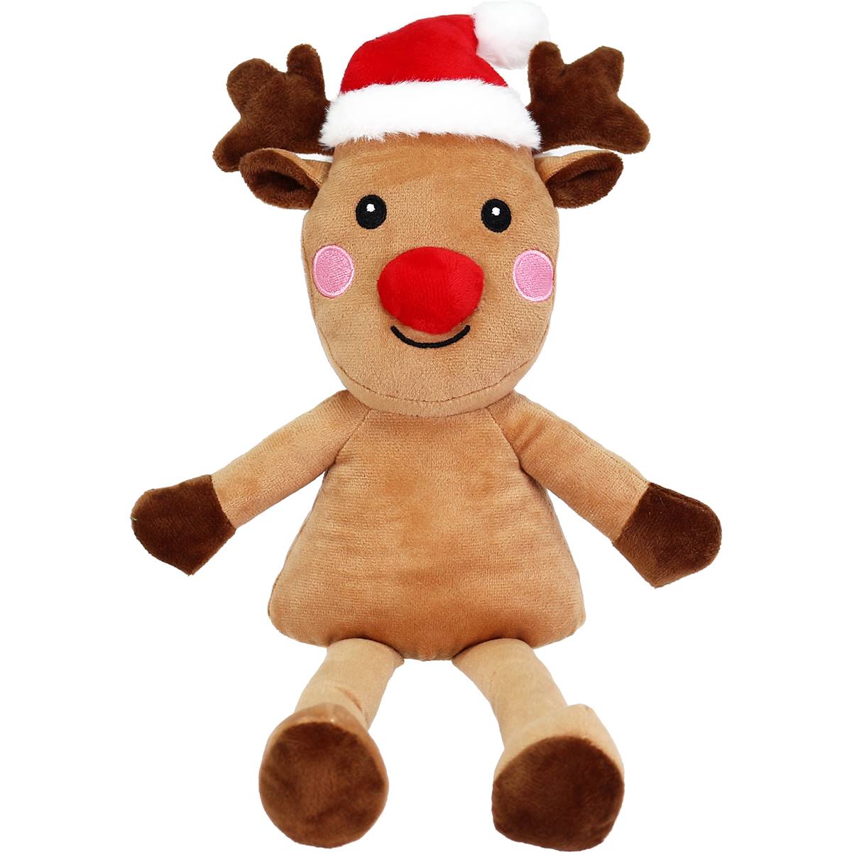 Christmas Plush Reindeer Each | Woolworths