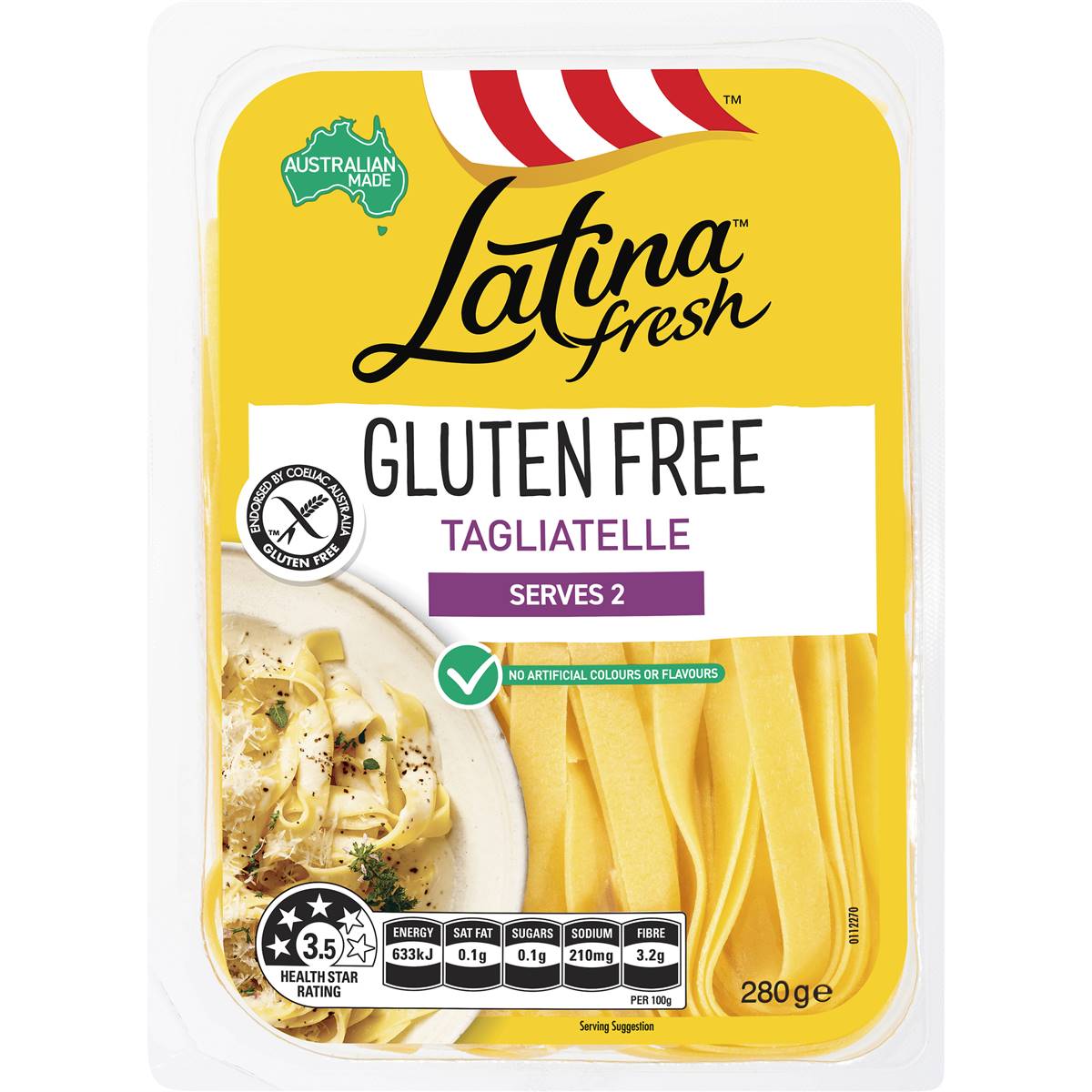 Latina Fresh Gluten Free Tagliatelle Pasta 280g Woolworths
