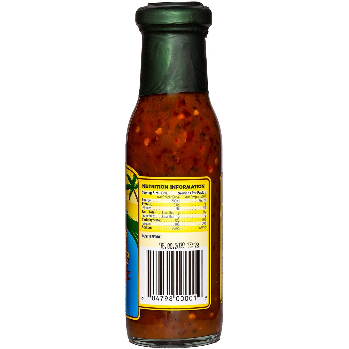 Byron Bay Chilli Co. Chilli Sauce Fiery Coconut 250ml Woolworths