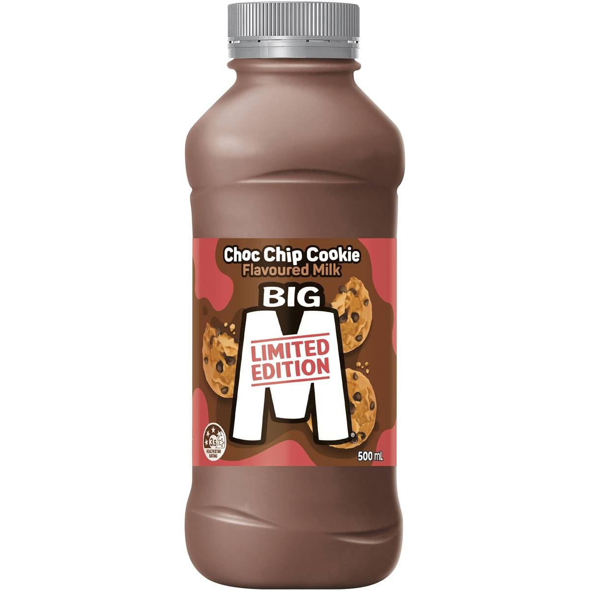 Big M Choc Chip Cookie Flavoured Milk 500ml Woolworths