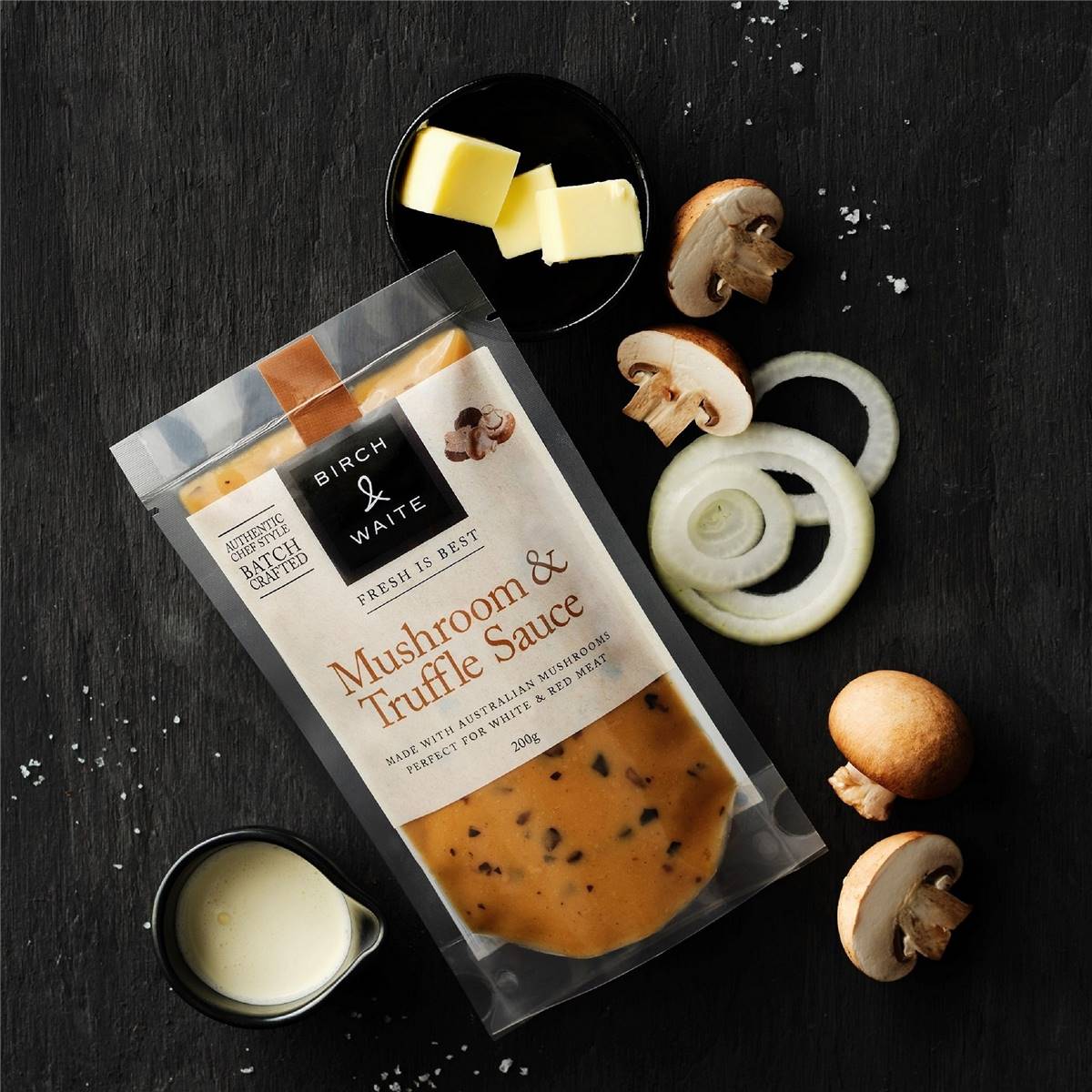 Birch & Waite Mushroom & Truffle Sauce Sauce 200g Woolworths