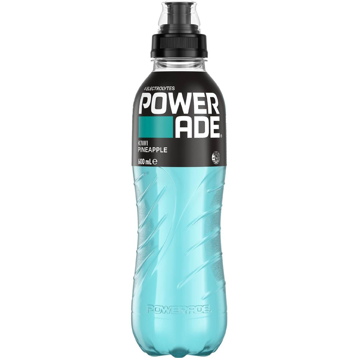 Powerade Flo Cap Ion 4 Kiwi & Pineapple Bottle 600ml Woolworths
