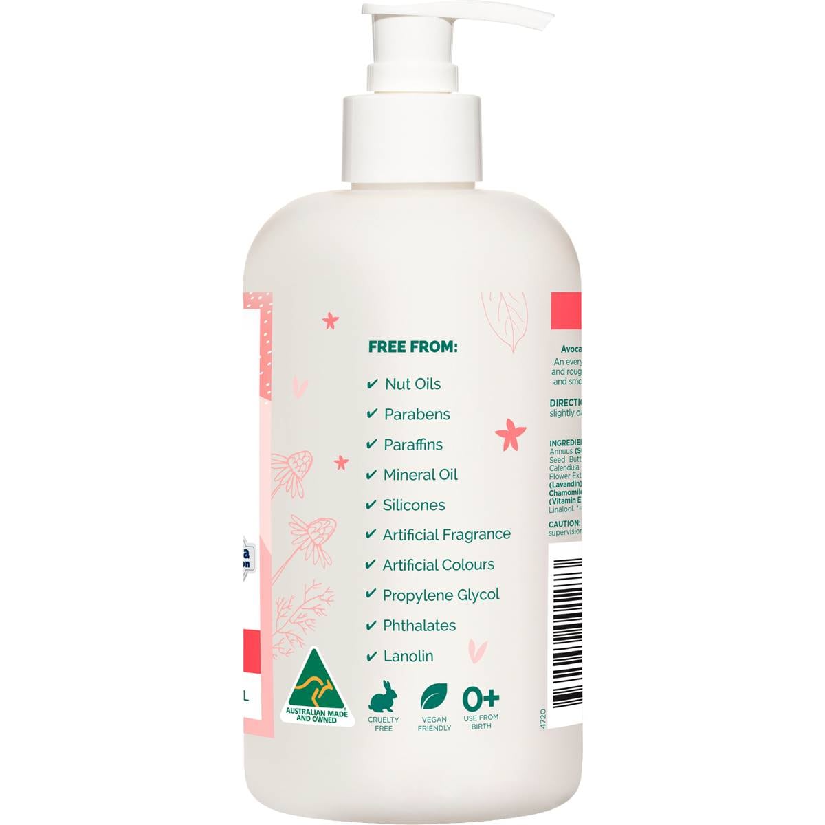 Gaia Natural Baby Moisturiser 500ml Woolworths