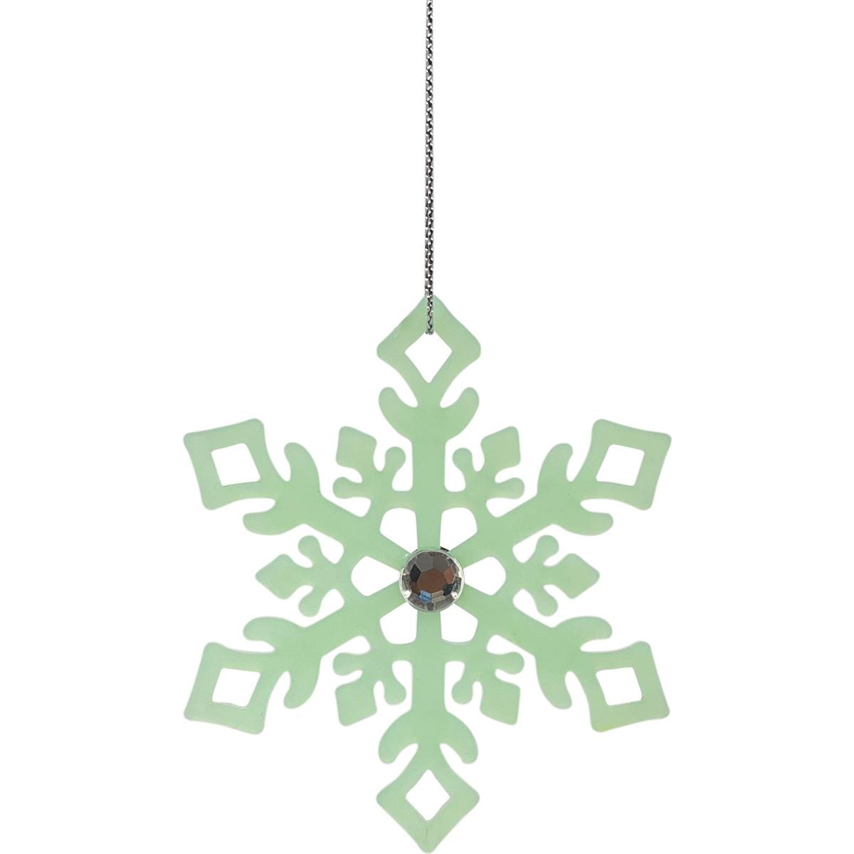 Christmas Fantasy Snowflake Sage Ornaments 4 Pack | Woolworths