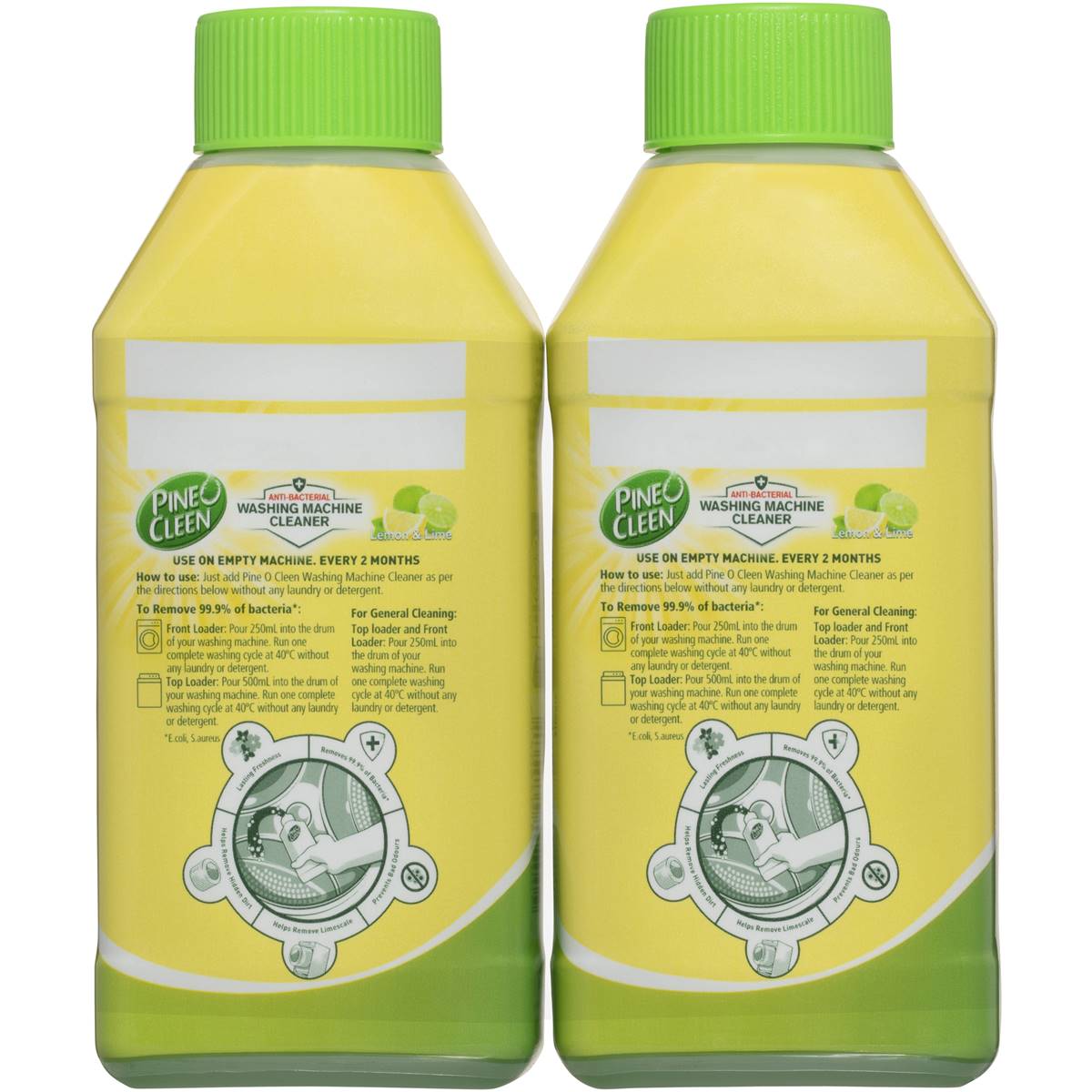 Pine O Cleen Washing Machine Cleaner Twin 250ml X 2 Pack Woolworths