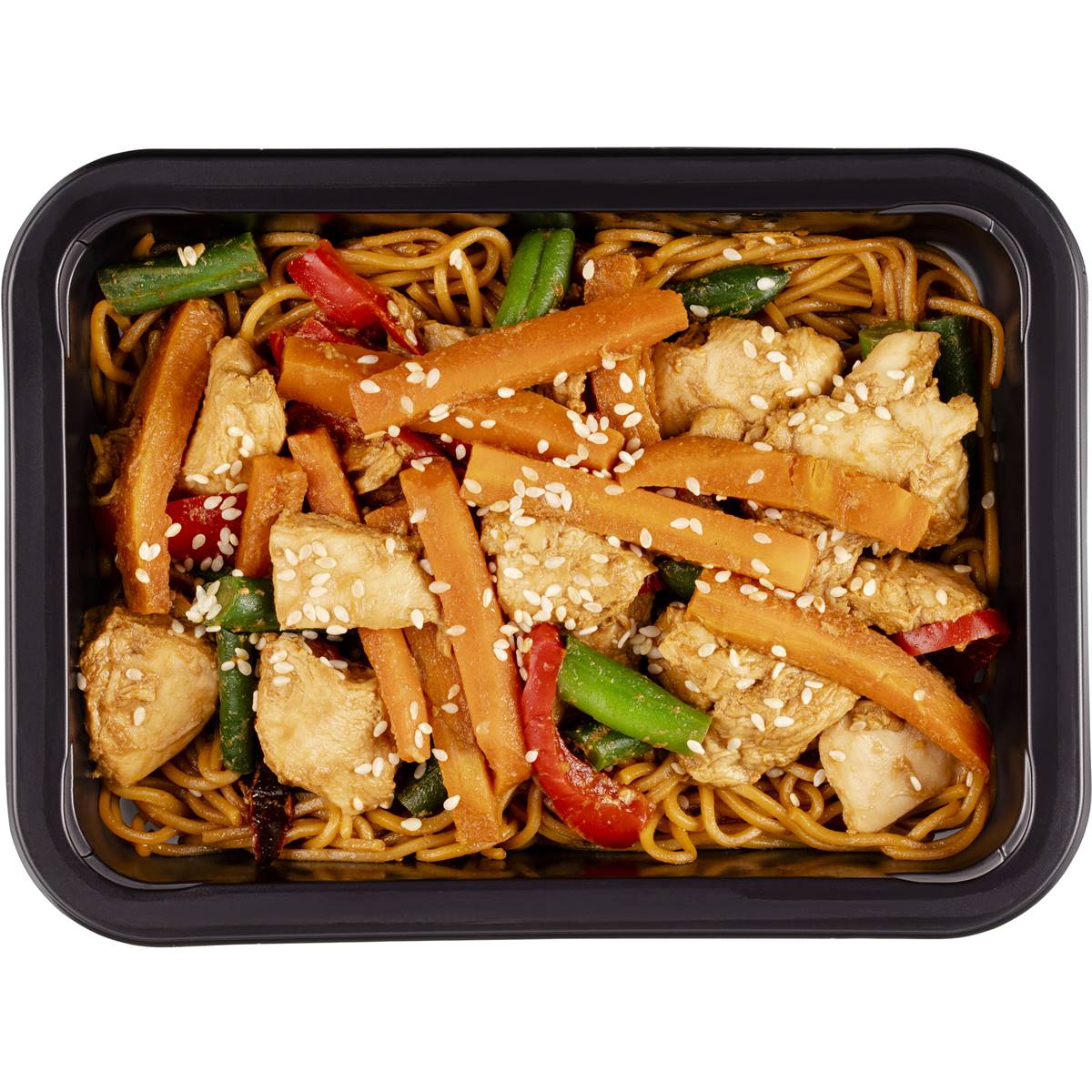 Fast Fuel Chilled Chicken Chow Mein & Mixed Vegetables 325g Woolworths