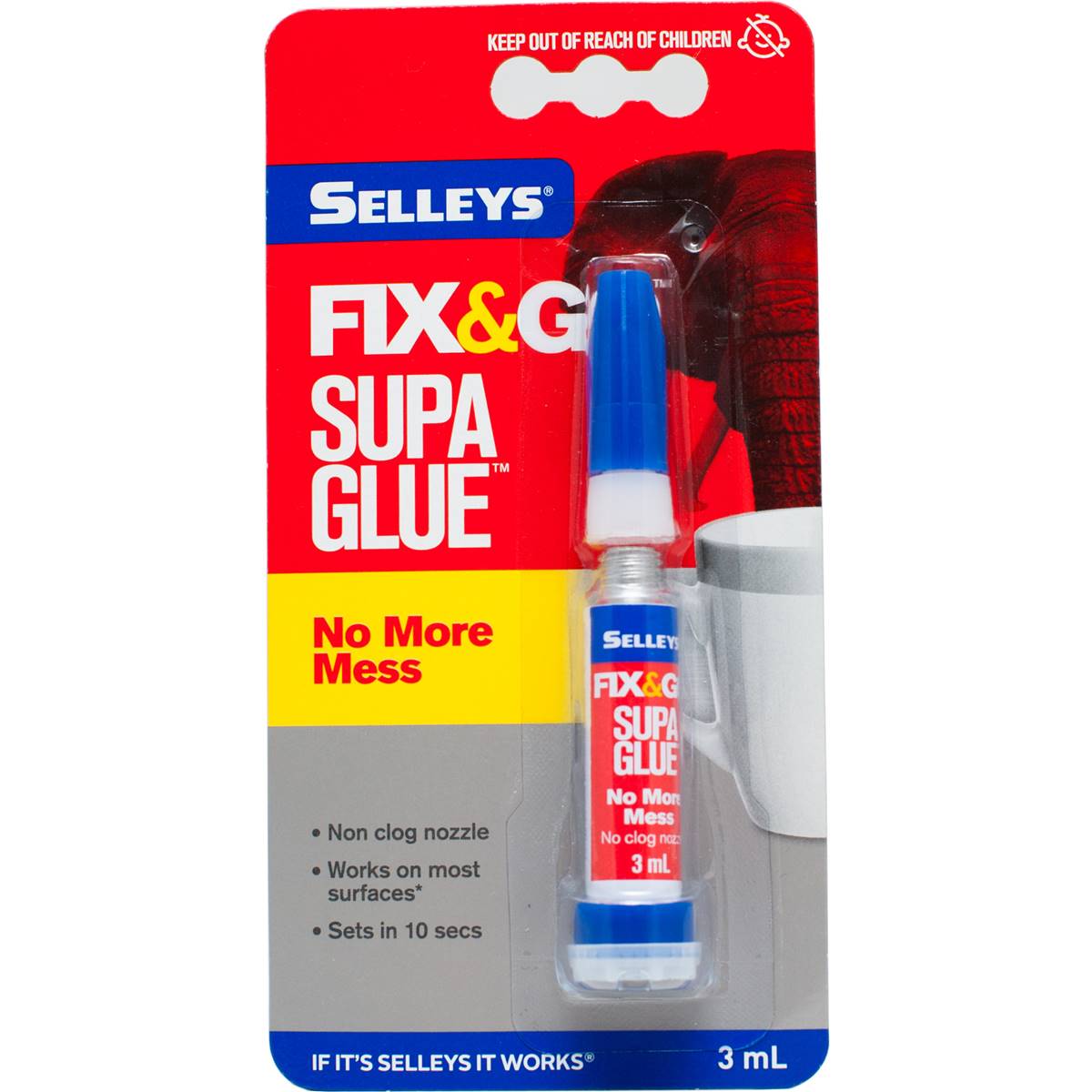 Selleys Fix & Go Supa Glue 3ml | Woolworths