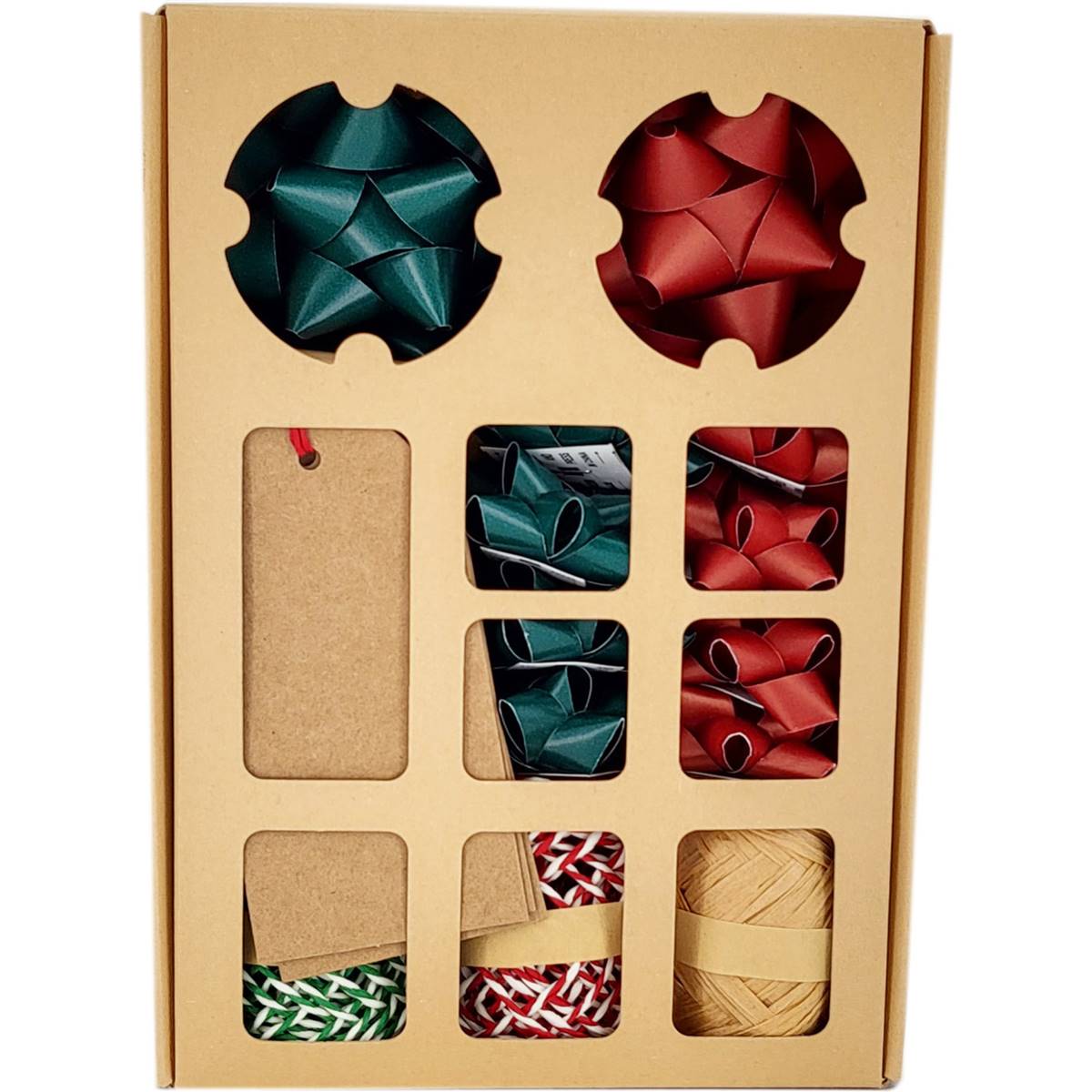 Christmas Gift Wrapping Kit 17 Piece Traditional Each Woolworths