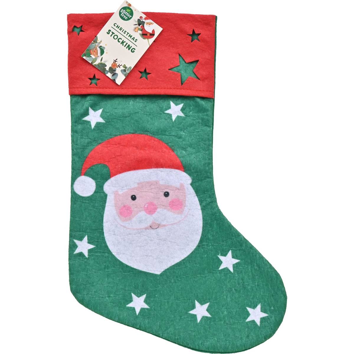 Christmas Stocking Santa Each | Woolworths