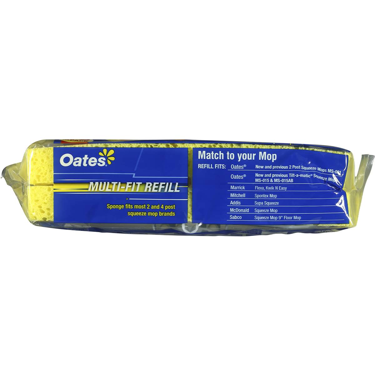Oates Mop Multifit Sponge Refill 2 Pack Woolworths