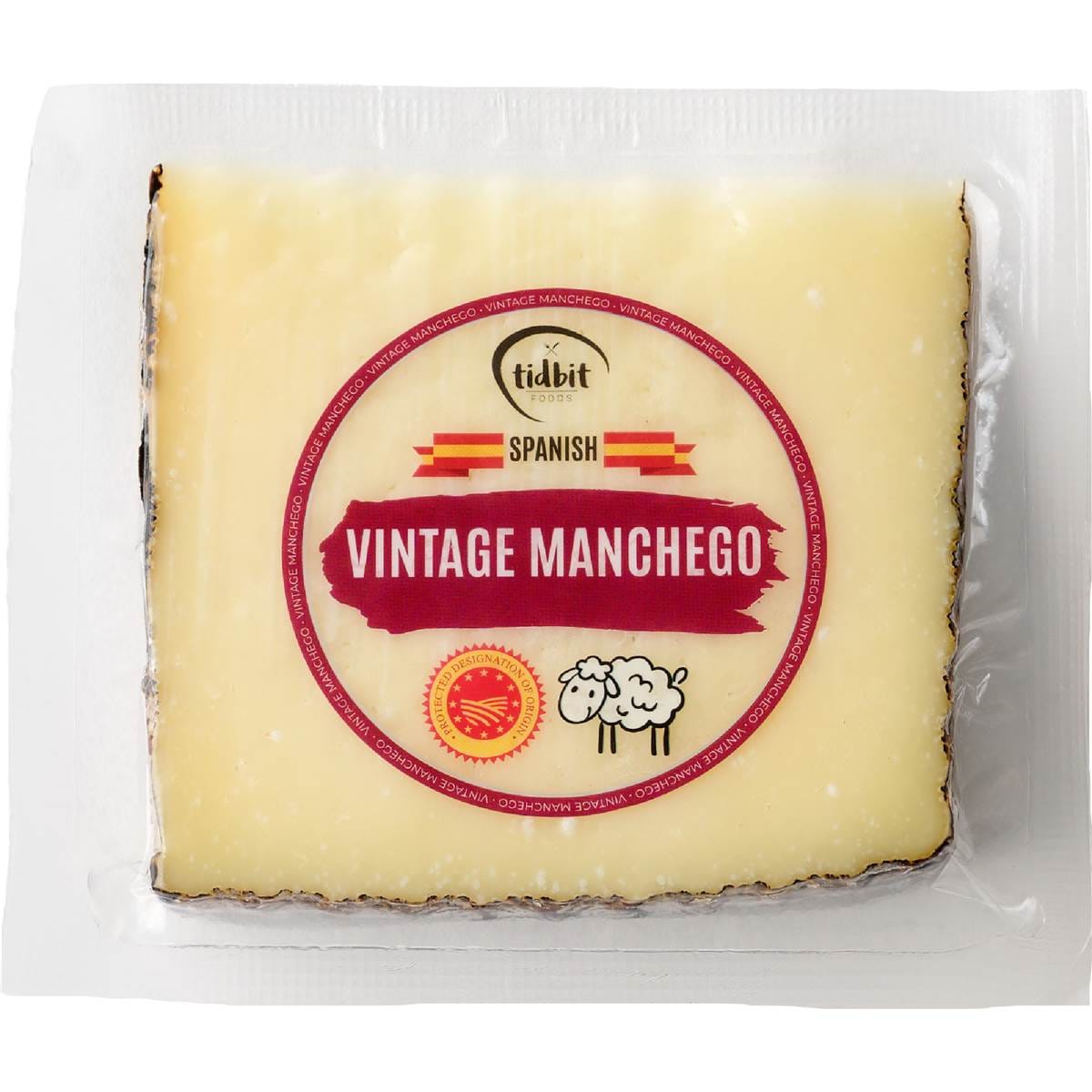 Tidbit Foods Vintage Manchego 12 Months 150g Woolworths