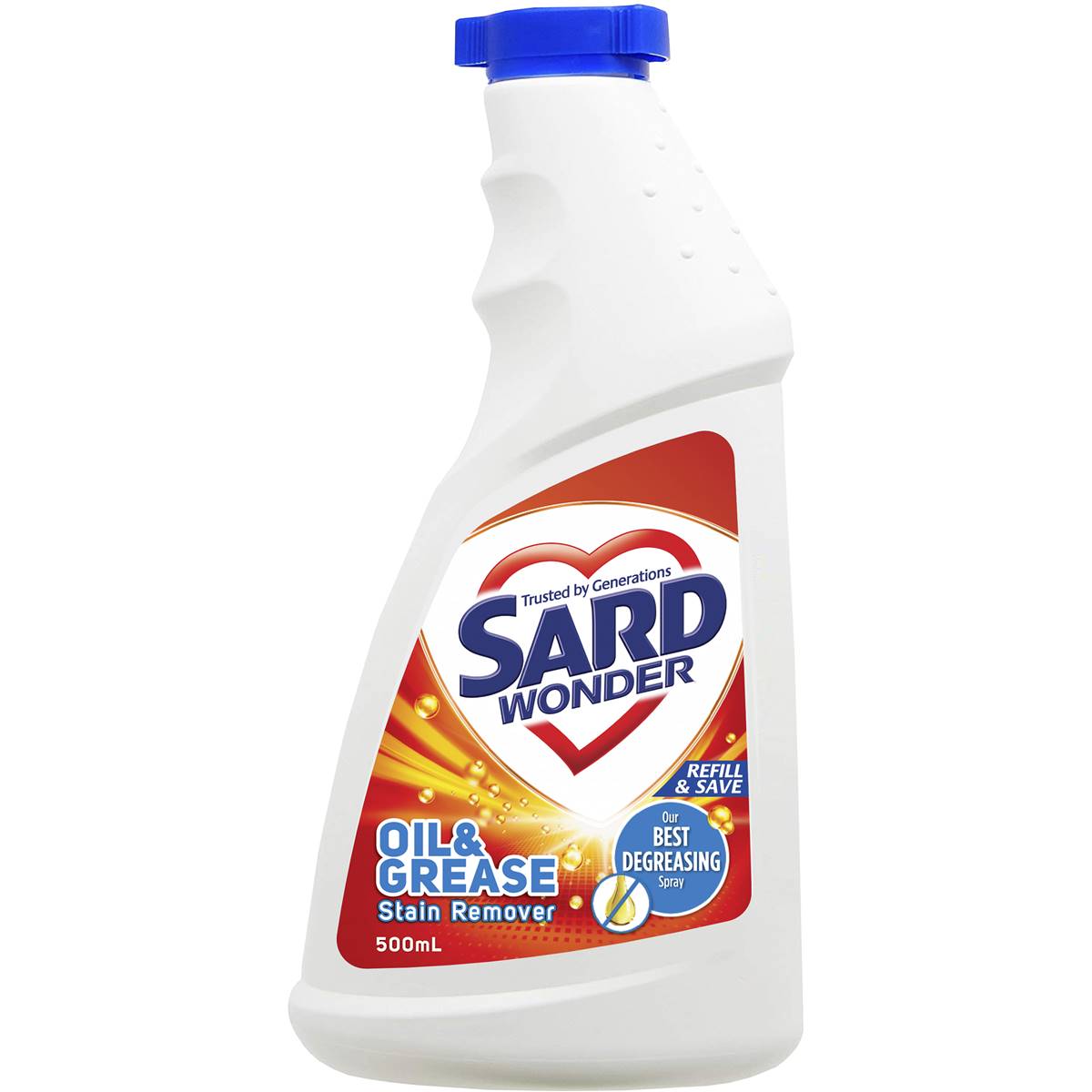 Sard Wonder Degreasing Stain Remover Refill Citrus 500ml Woolworths