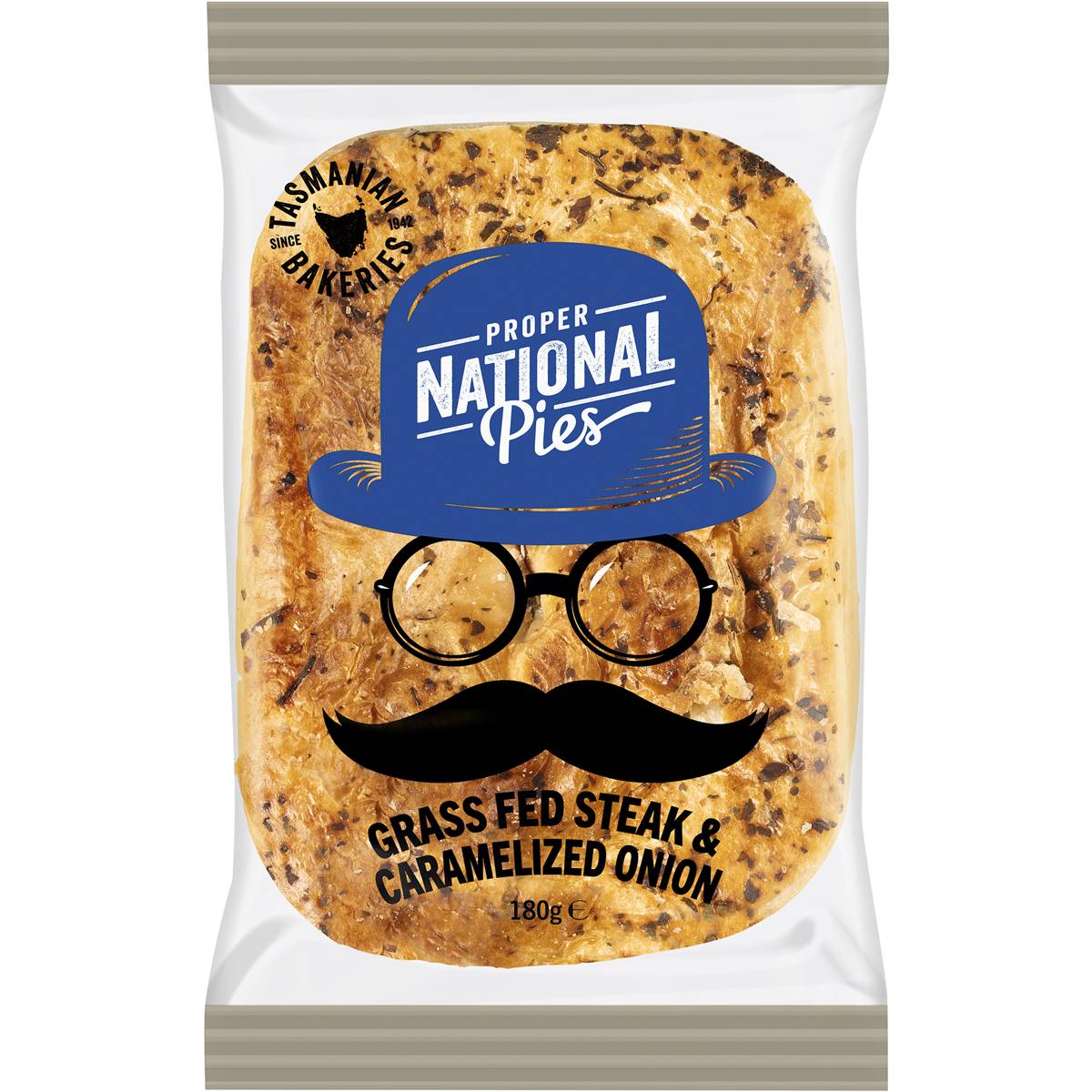 National Pies Grass Fed Steak & Caramelized Onion Pie 180g Woolworths