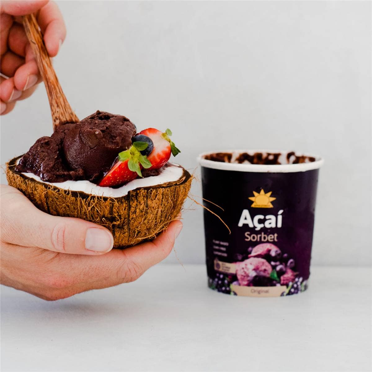Amazonia Acai Sorbet Original 500ml Woolworths