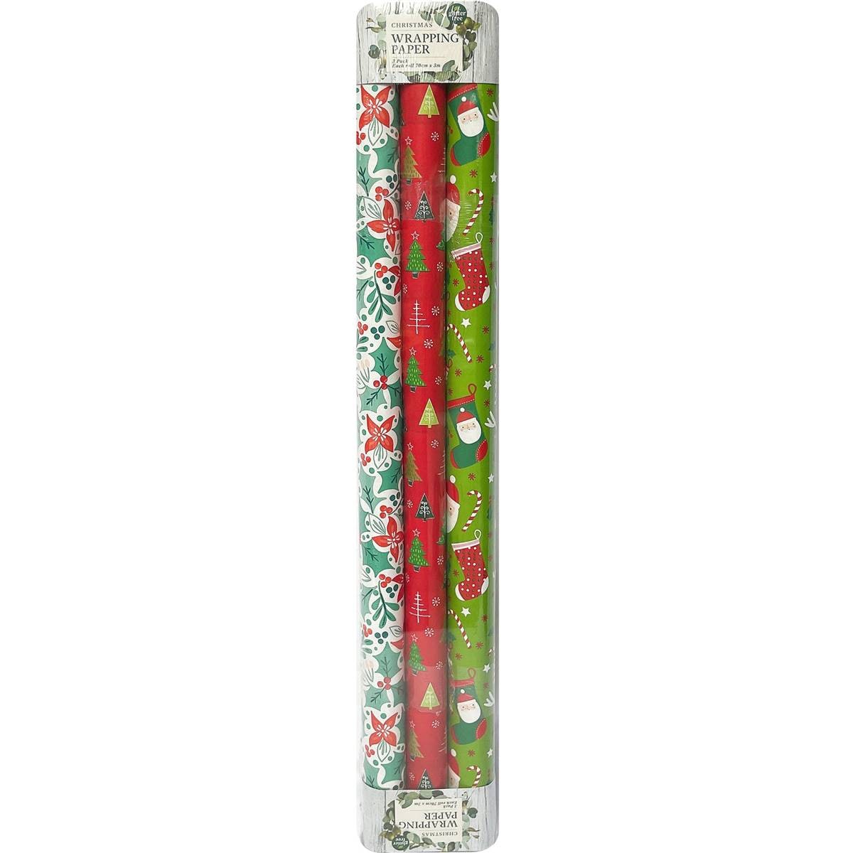 Christmas Wrapping Paper Fun 3m 3 Pack Woolworths