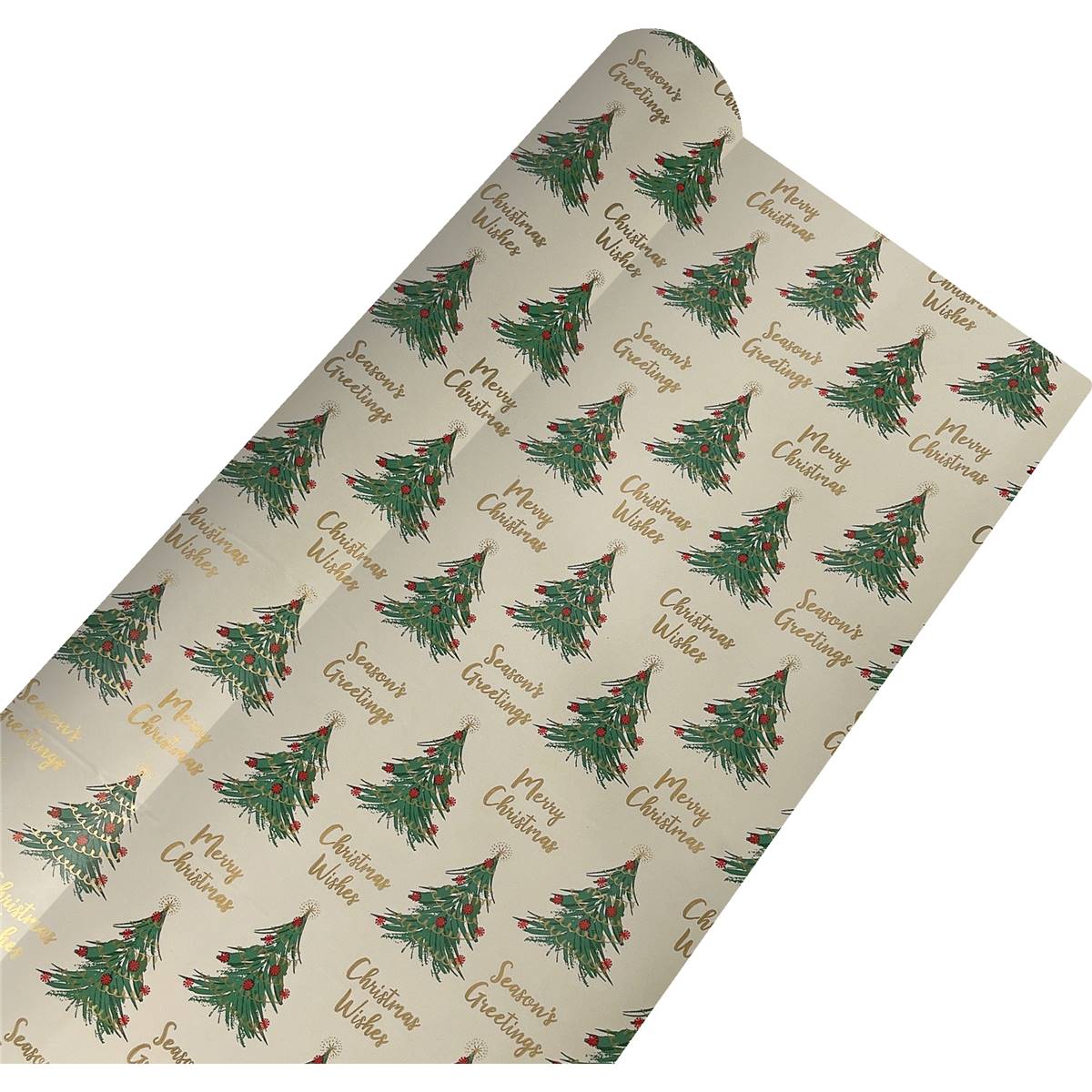 Christmas Wrapping Paper Cream 5m 5 M Woolworths
