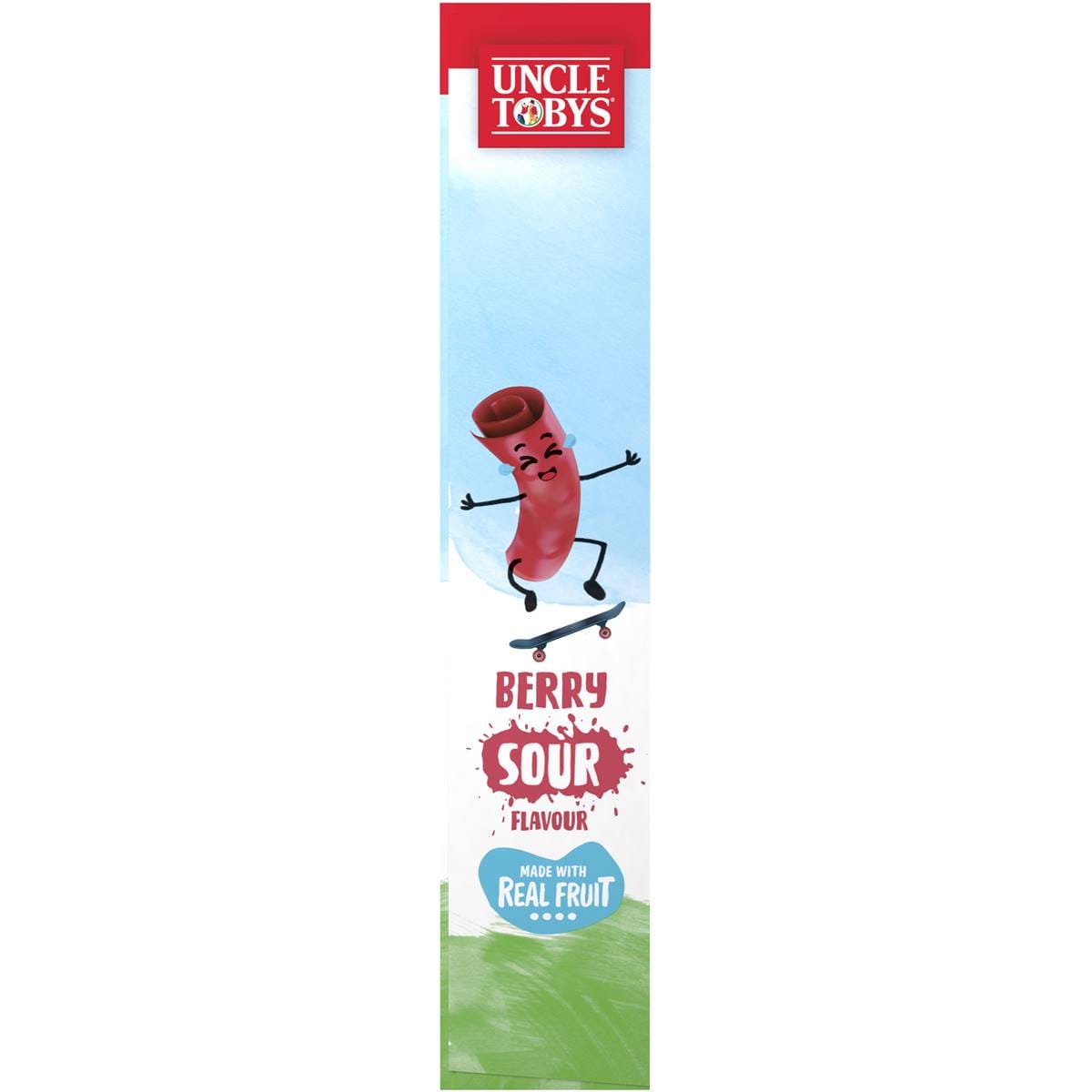 Uncle Tobys Roll Ups Berry Sour Flavour 6 Pack Woolworths
