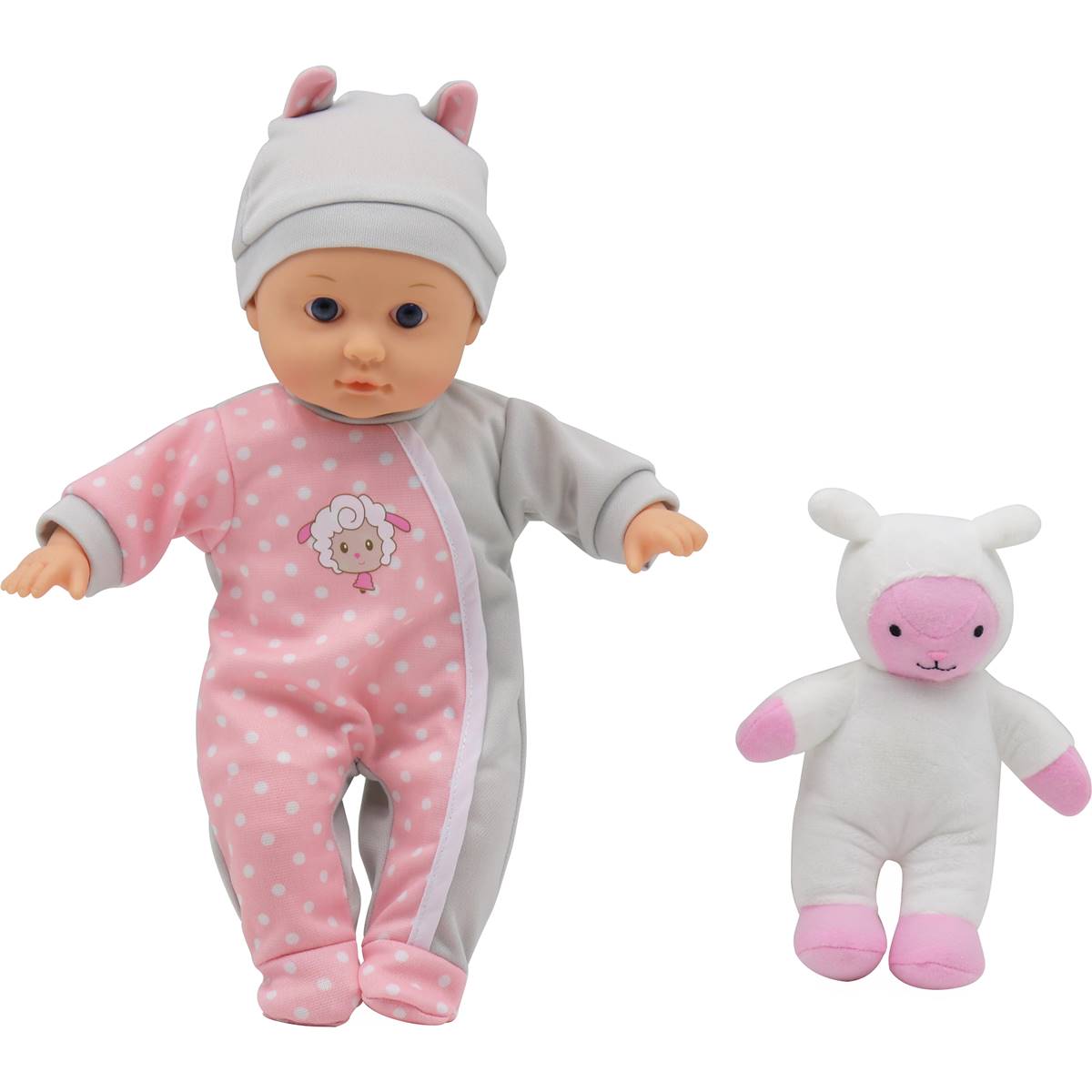 Dream Collection Baby Doll With Animal Assorted Each | Woolworths