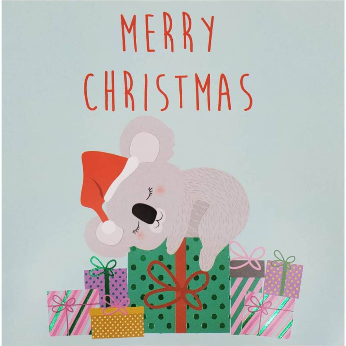 Christmas Cards Square Koala 12 Pack | Woolworths