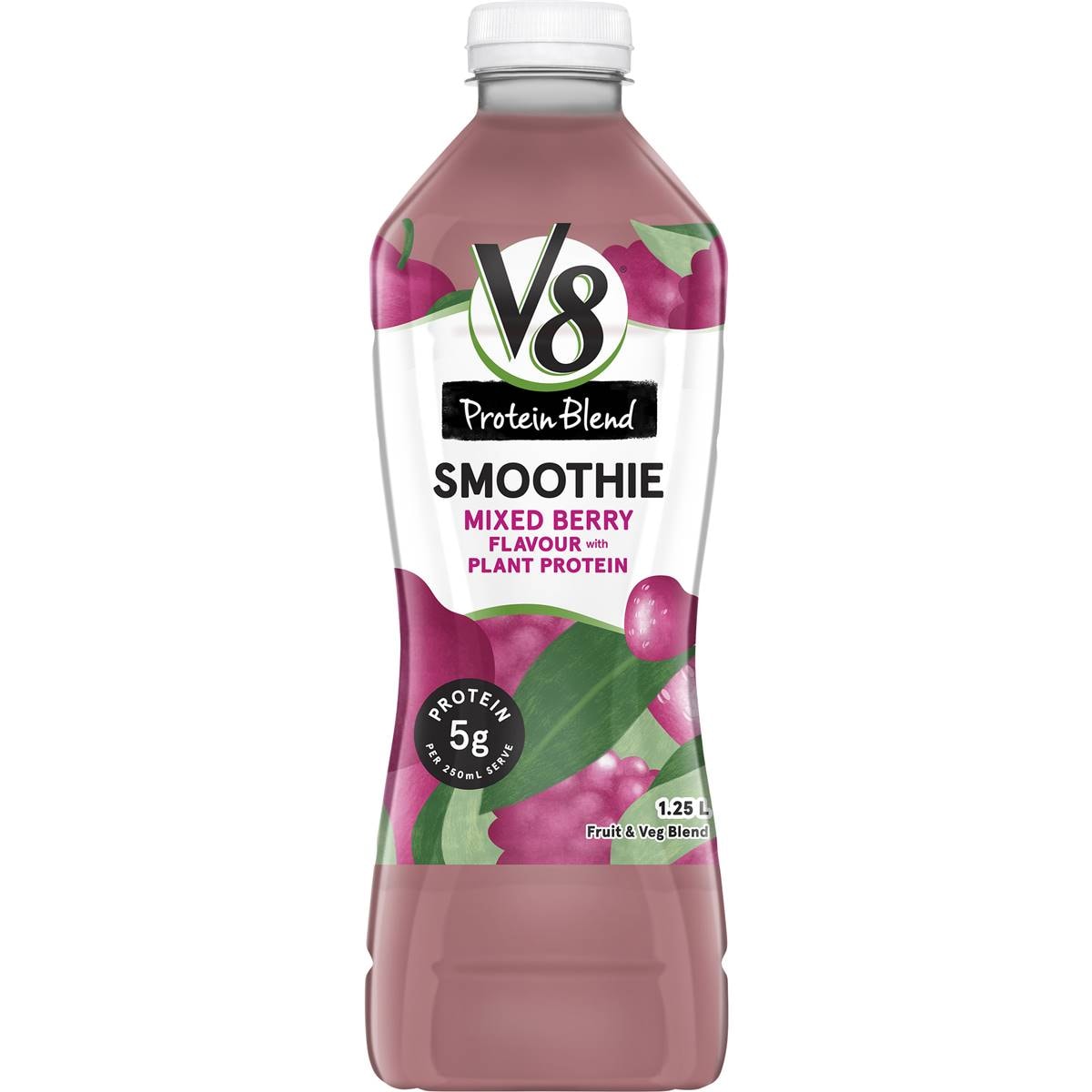 V8 Protein Blend Smoothie Mixed Berry 1.25l Woolworths