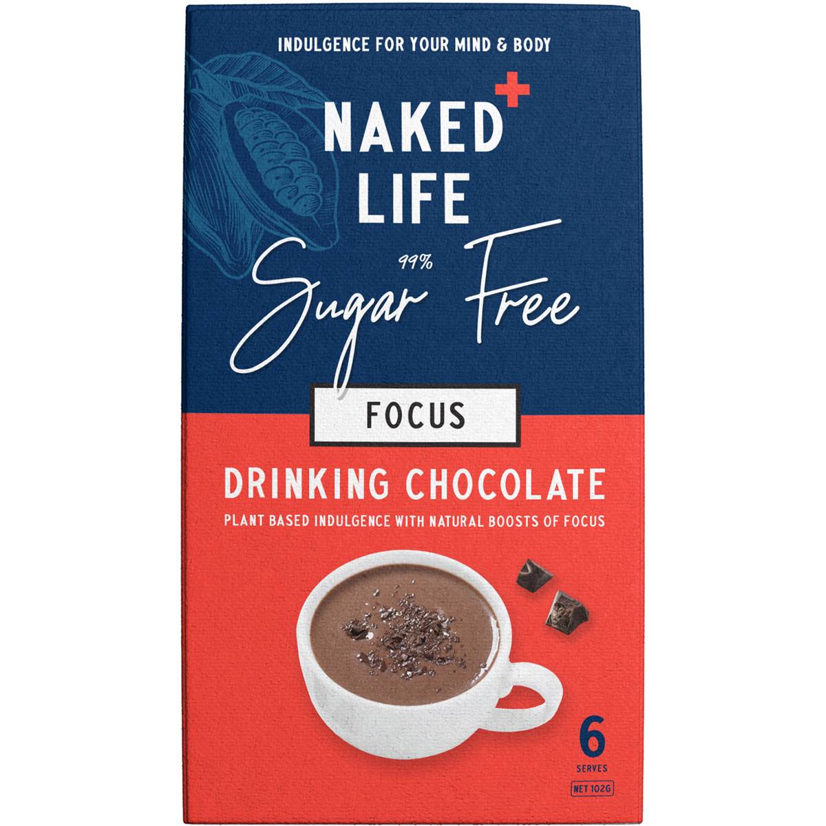 Naked Life Sugar Free Focus Drinking Chocolate Pack Woolworths | My XXX ...