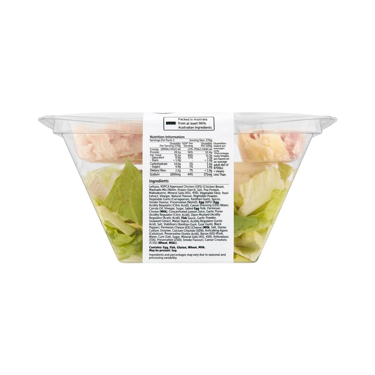 Woolworths Chicken Caesar Salad 270g Woolworths