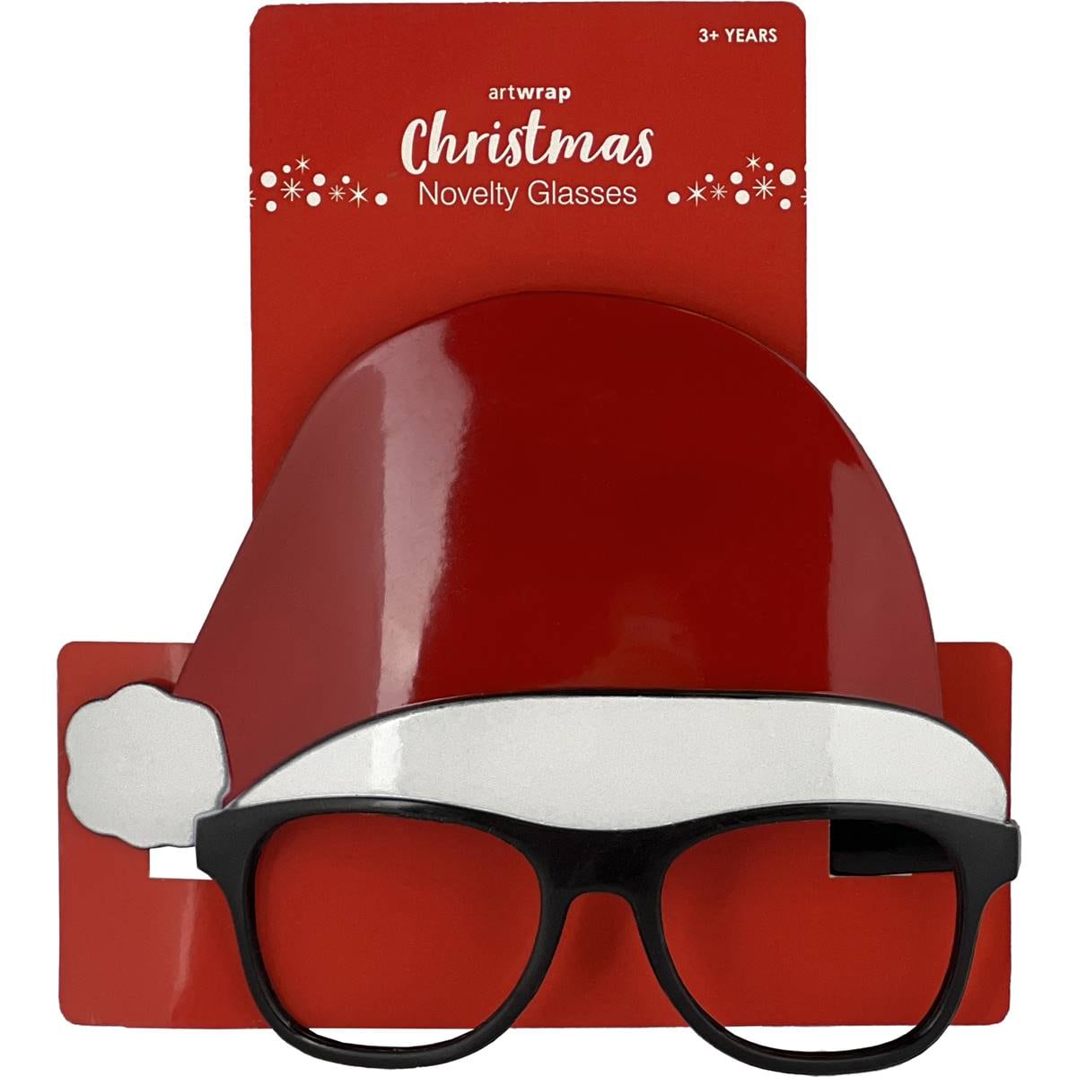 Christmas Novelty Glasses Santa Each Woolworths