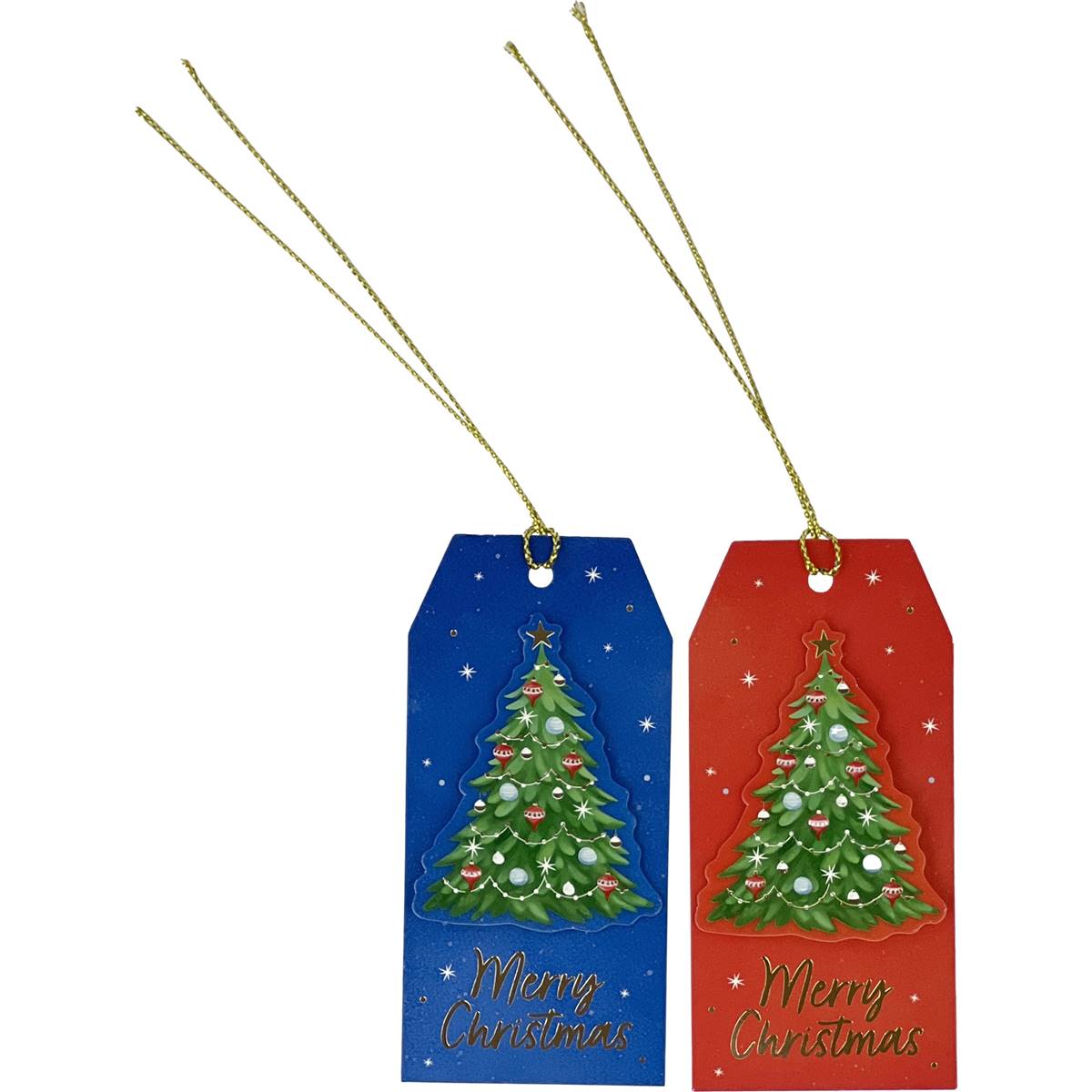 Christmas Premium Gift Tags Traditional Luggage 8 Pack Woolworths