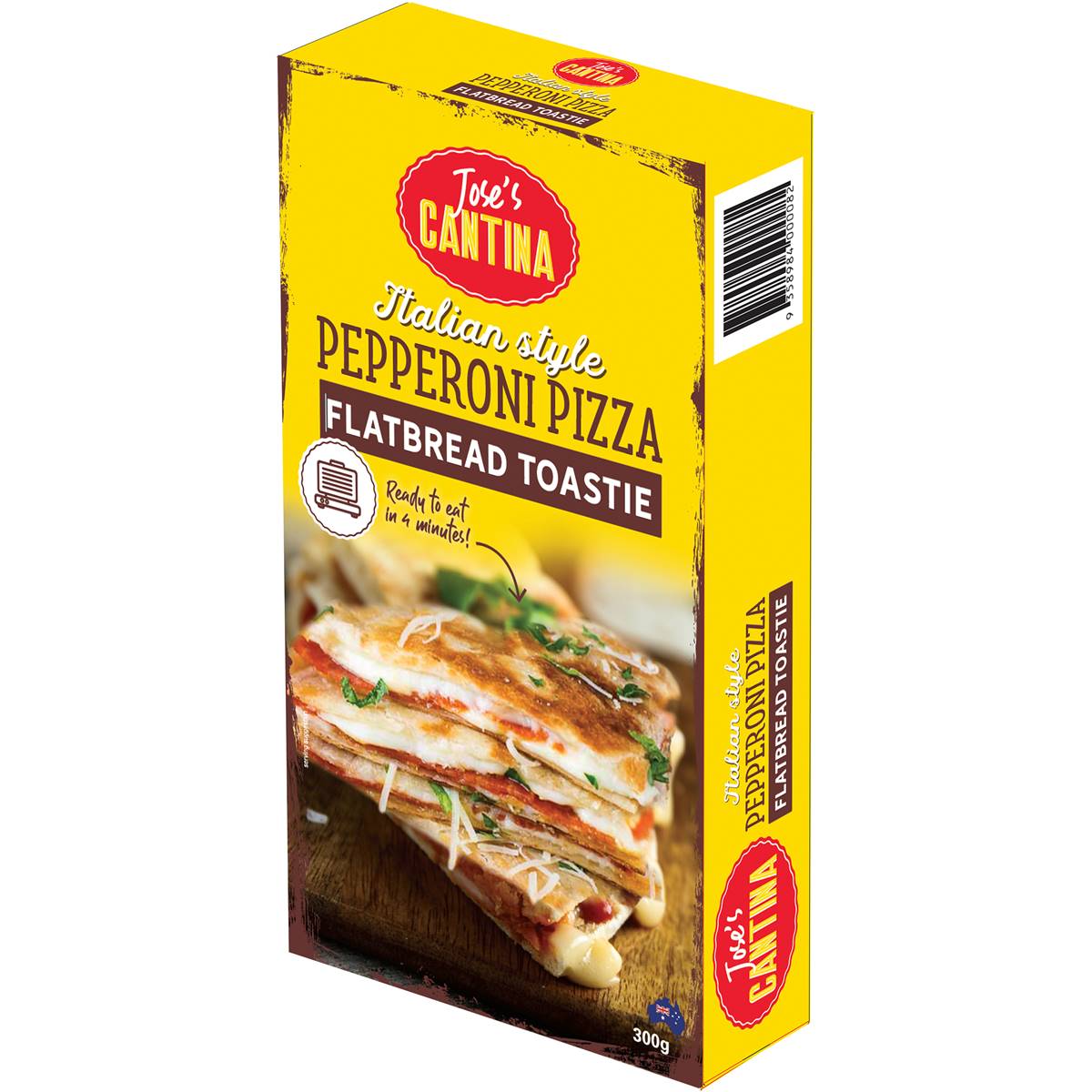 Jose's Cantina Pepperoni Pizza Flatbread Toastie 300g Woolworths