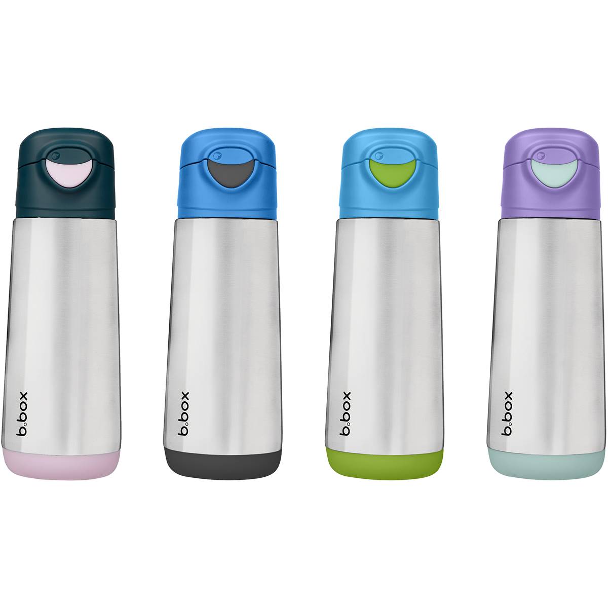 B.box Insulated Sports Spout Bottle Assorted Each | Woolworths