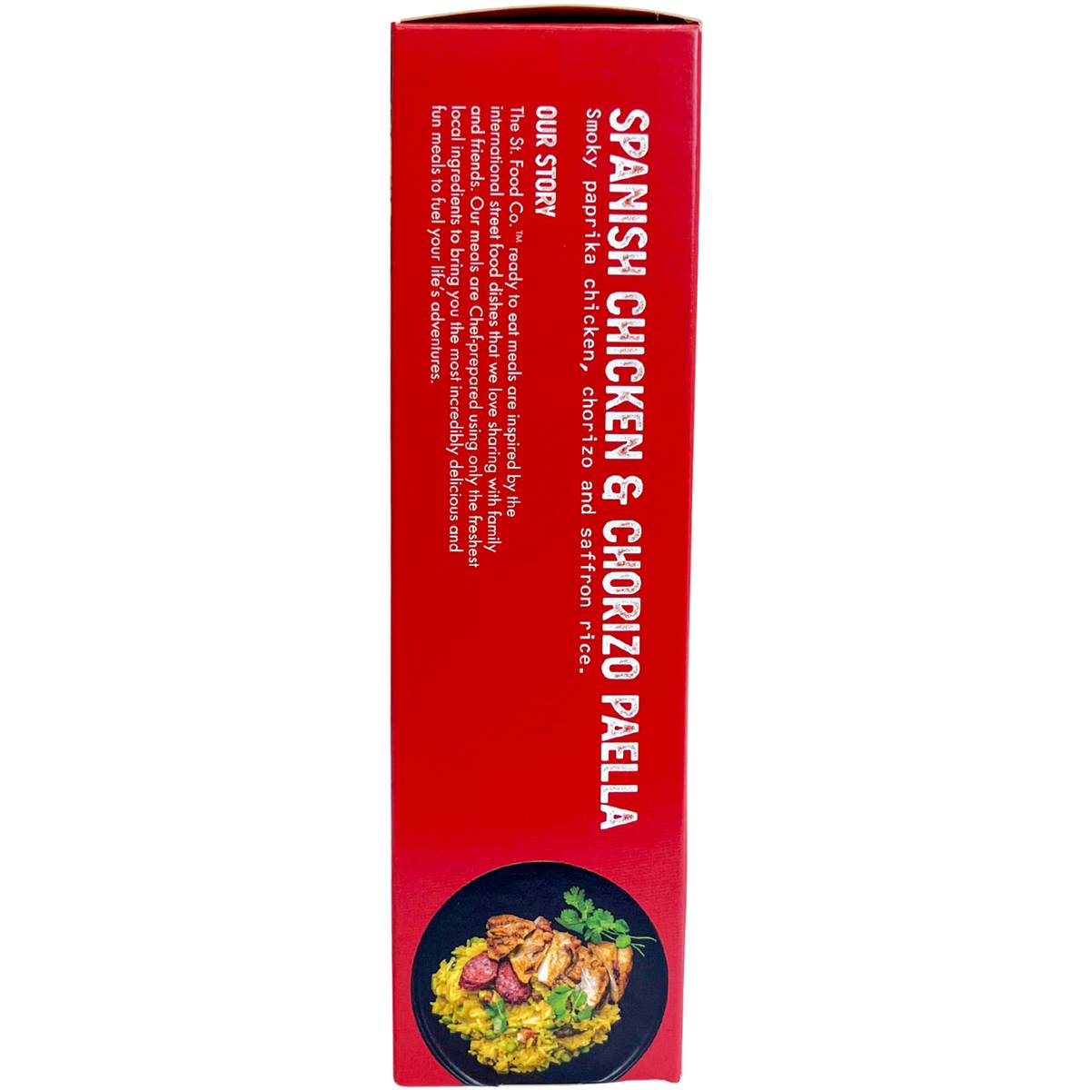 The St. Food Co. Spanish Chicken & Chorizo Paella Frozen Meal 350g