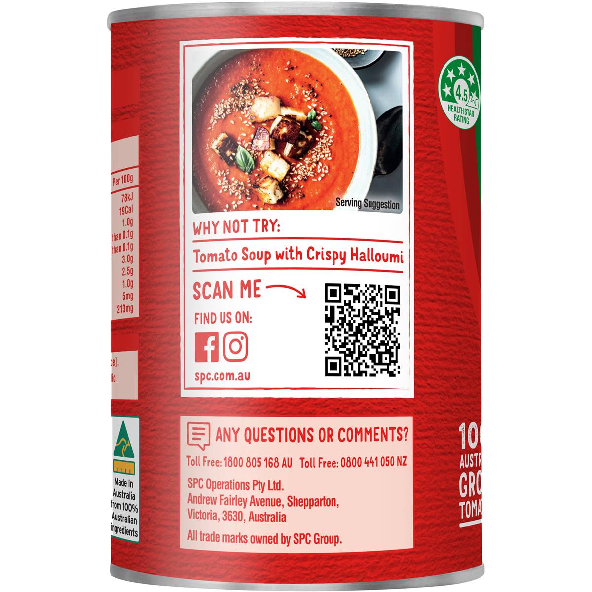 Spc Canned Tomatoes Crushed 400g Woolworths
