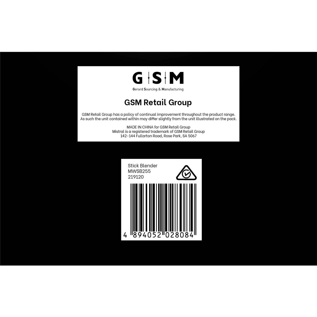 Mistral Stick Blender Each Woolworths