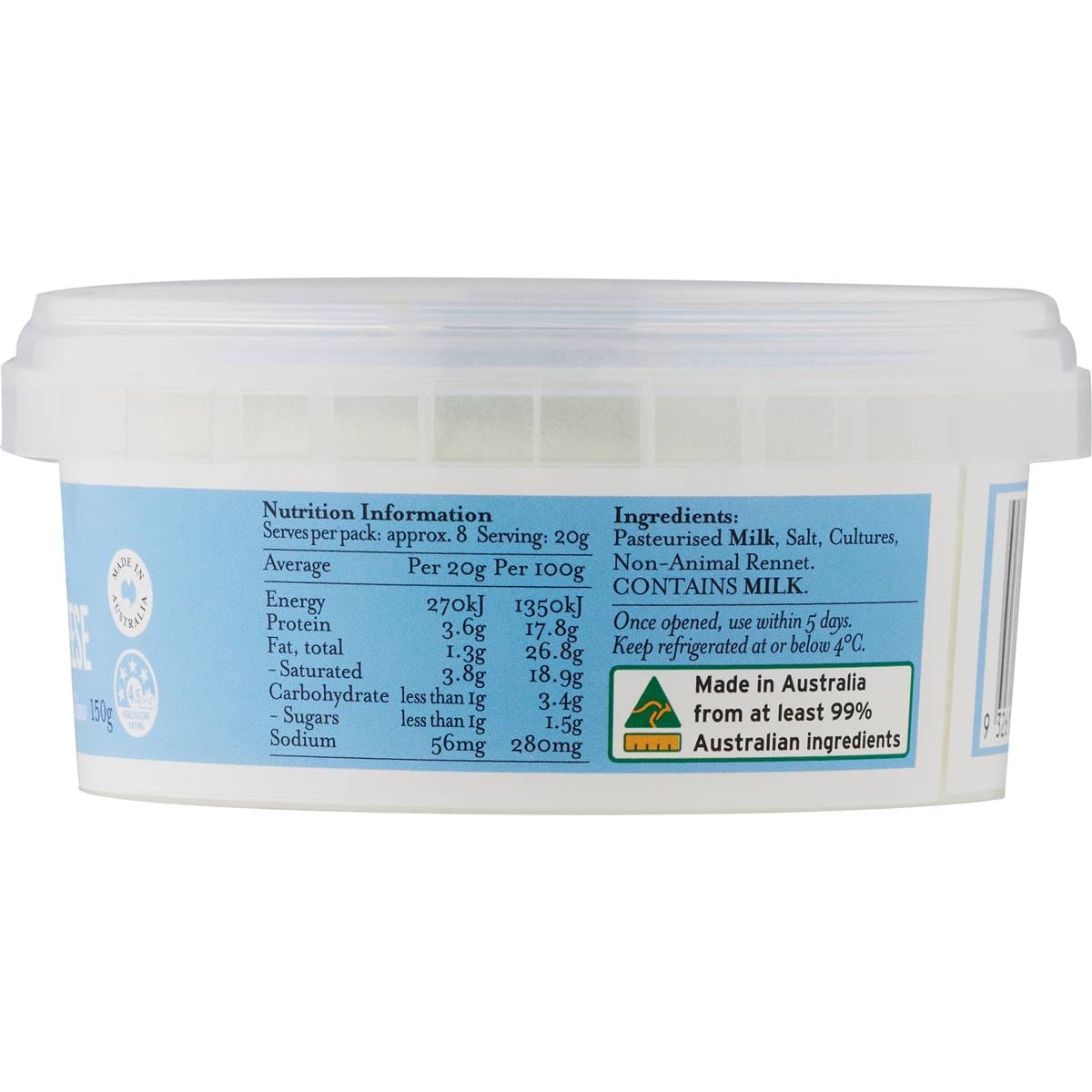 Yarra Valley Spreadable Goat Cheese 150g Woolworths