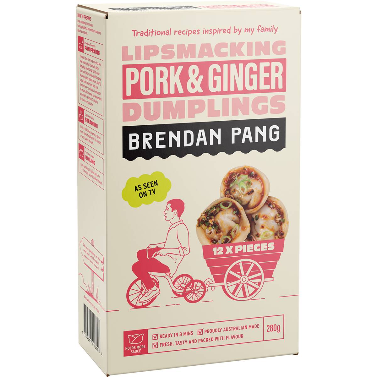 Brendan Pang Pork & Ginger Dumplings 280g Woolworths