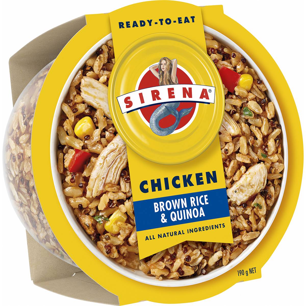 Sirena Brown Rice & Quinoa With Chicken 190g Woolworths