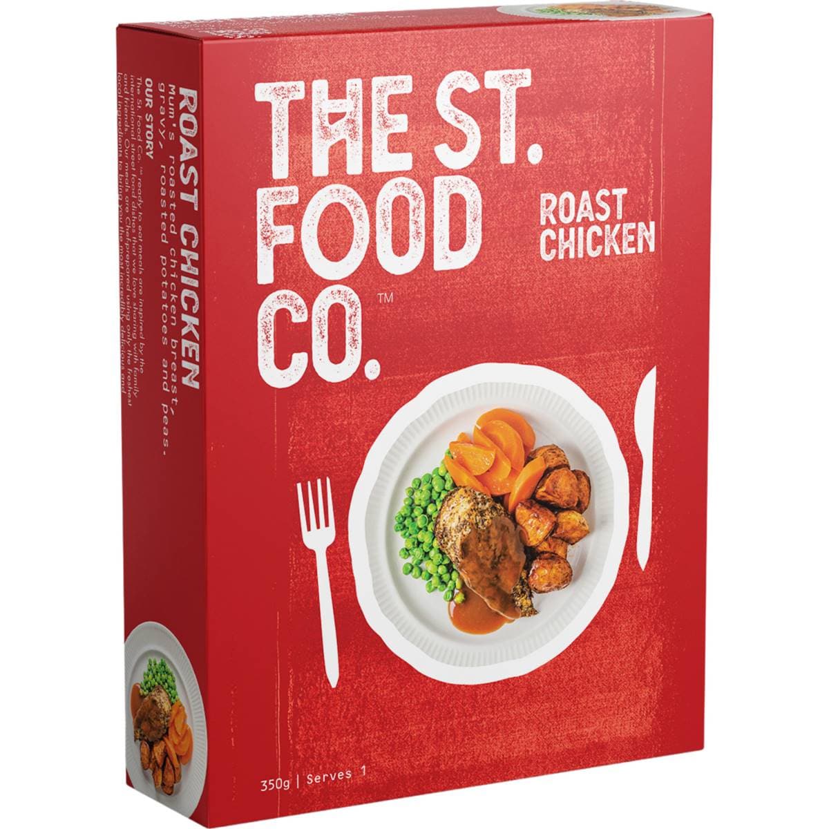 The St. Food Co. Roast Chicken Frozen Meal 350g Woolworths