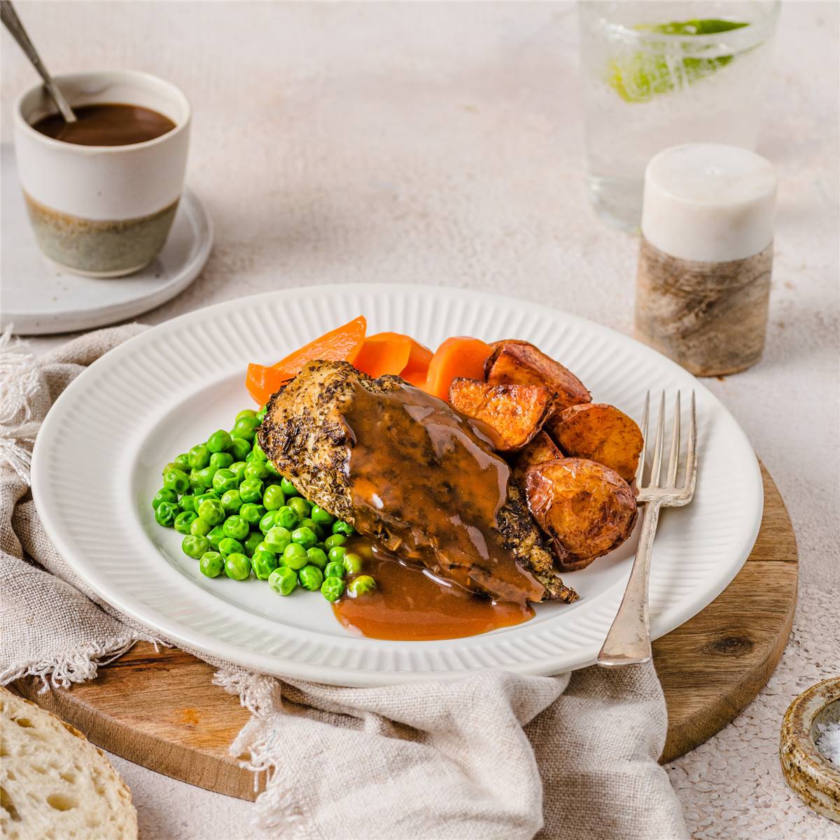 The St. Food Co. Roast Chicken Frozen Meal 350g Woolworths