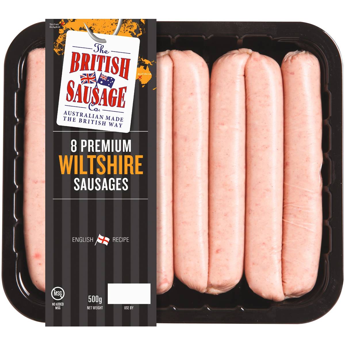 The British Sausage Gourmet Wiltshire 500g Woolworths