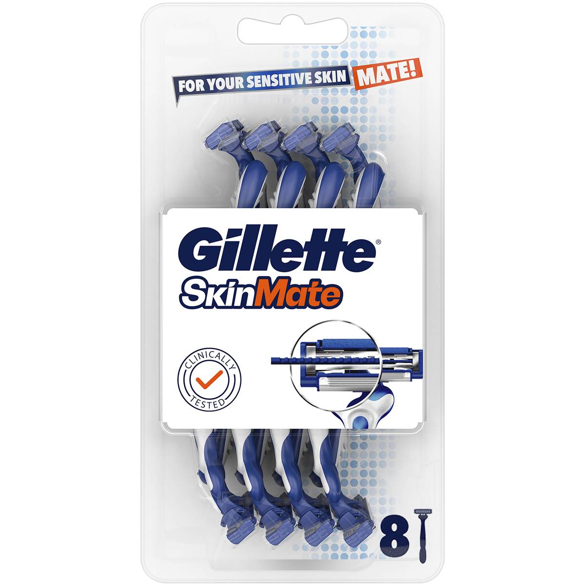 Gillette Skin Mate Disposable Razor 8 Pack Woolworths