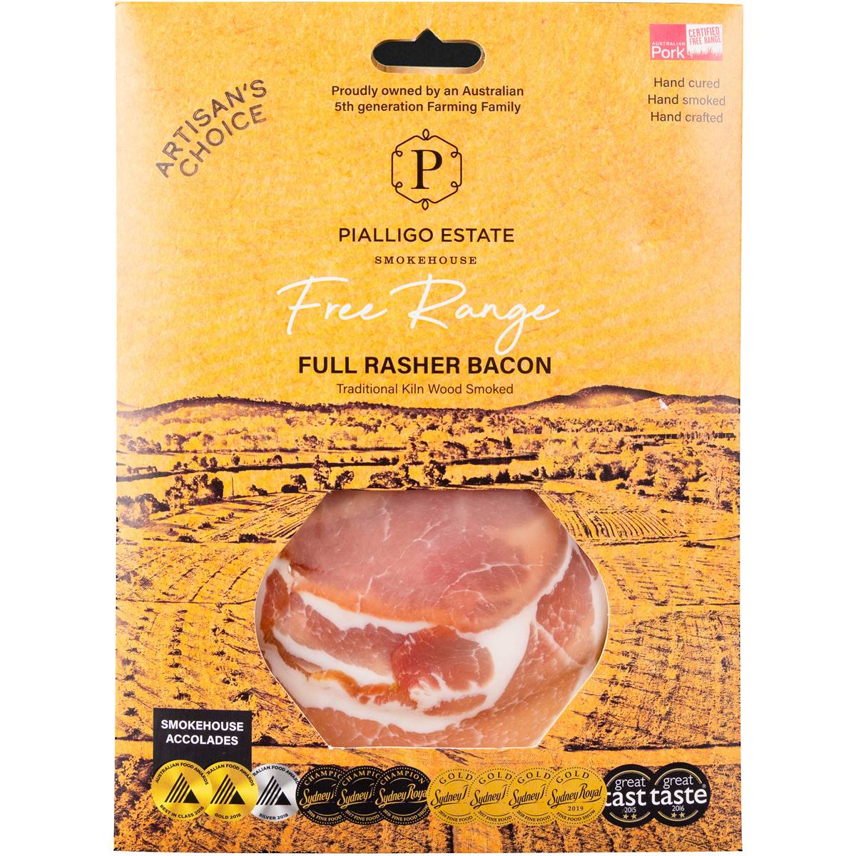 Pialligo Estate Market Place Pialligo Estate Free Range Full Rasher Bacon