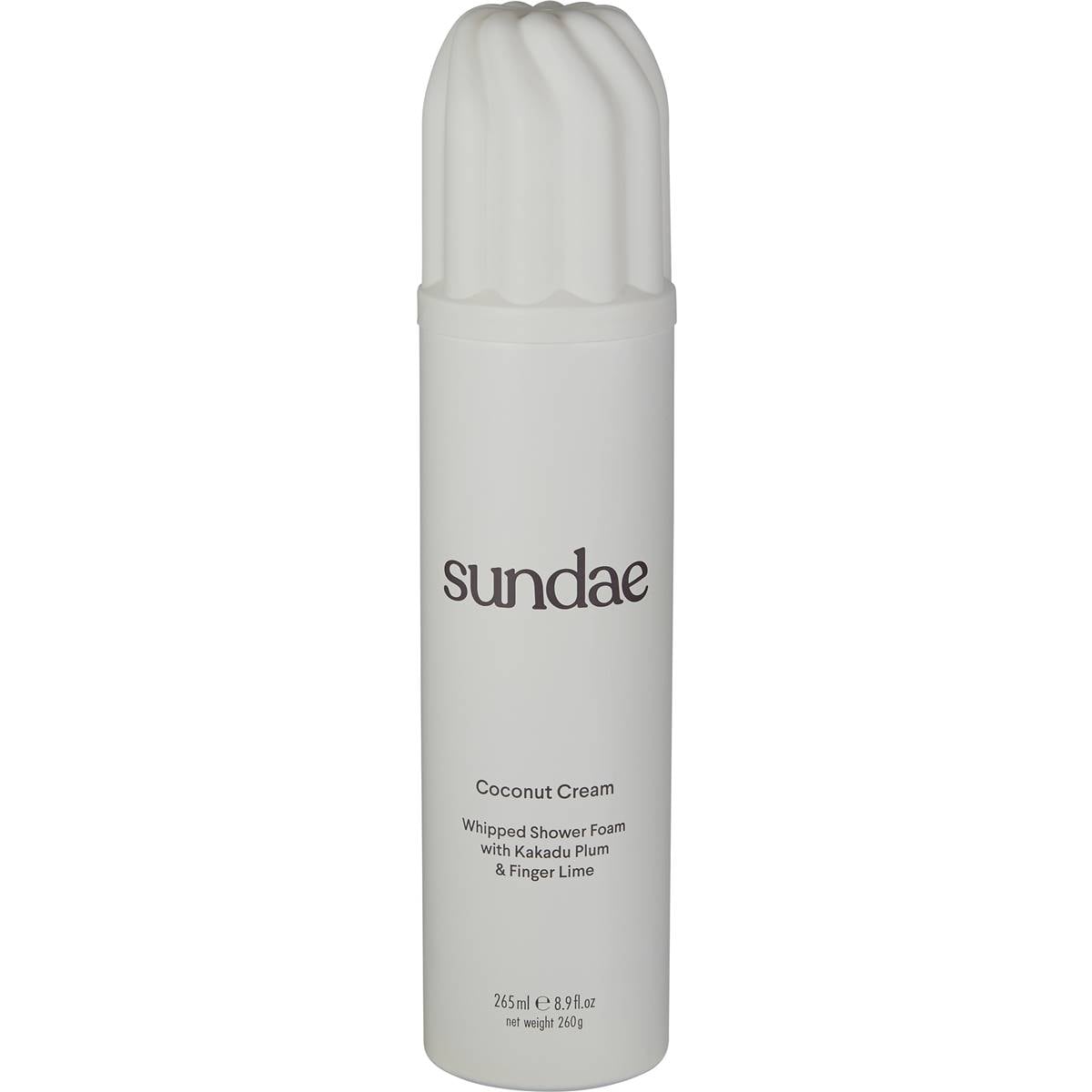 Sundae Coconut Foam Whipped Shower Foam With Plum & Lime 265ml Woolworths