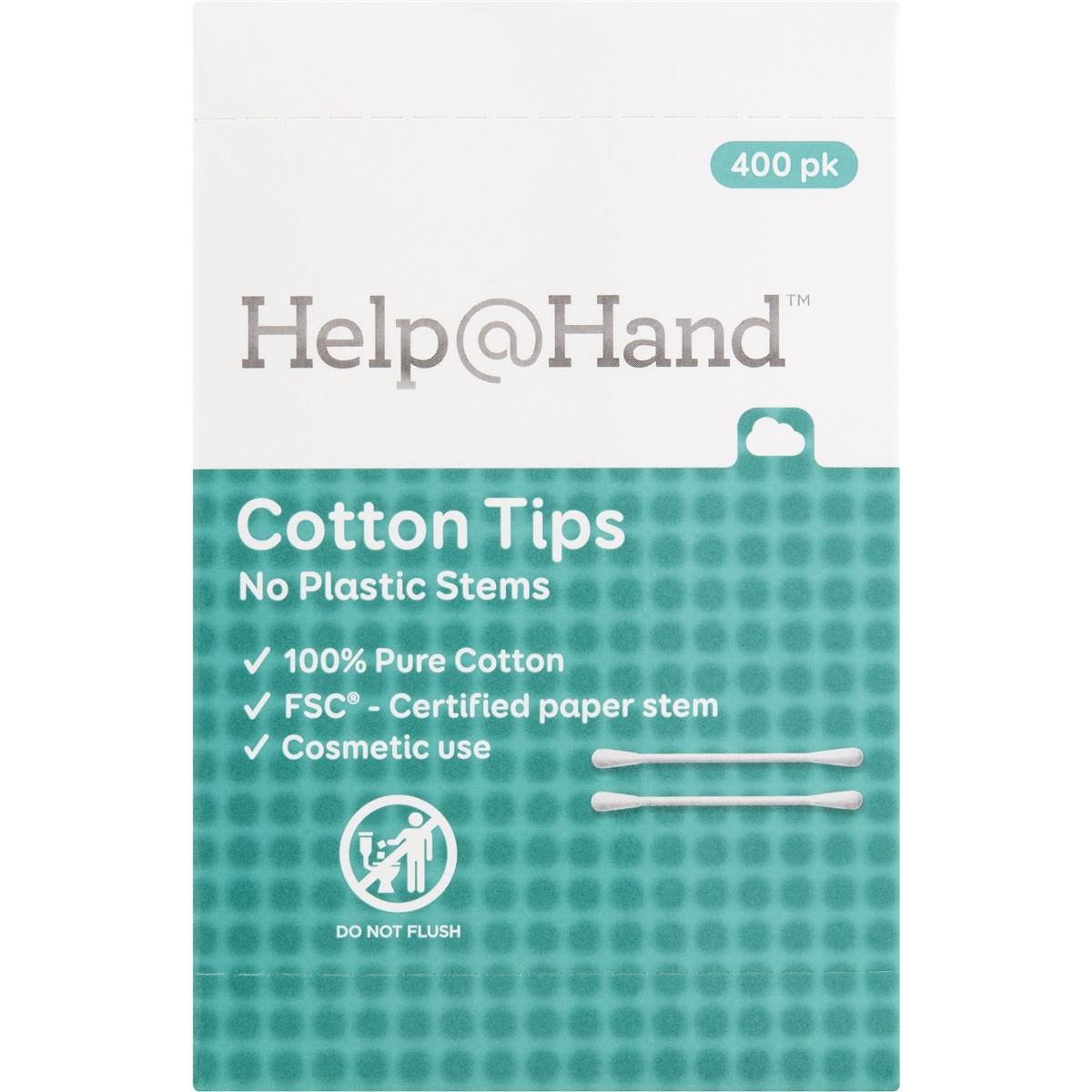 Helphand Cotton Tips 400 Pack Woolworths