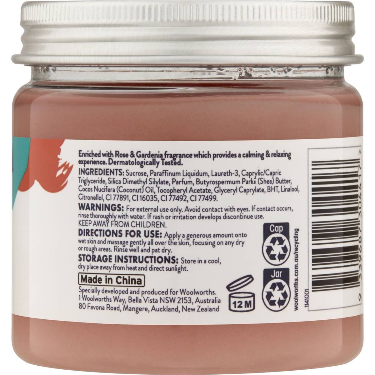 Balnea Sugar Body Polish Coconut Oil 250g Woolworths