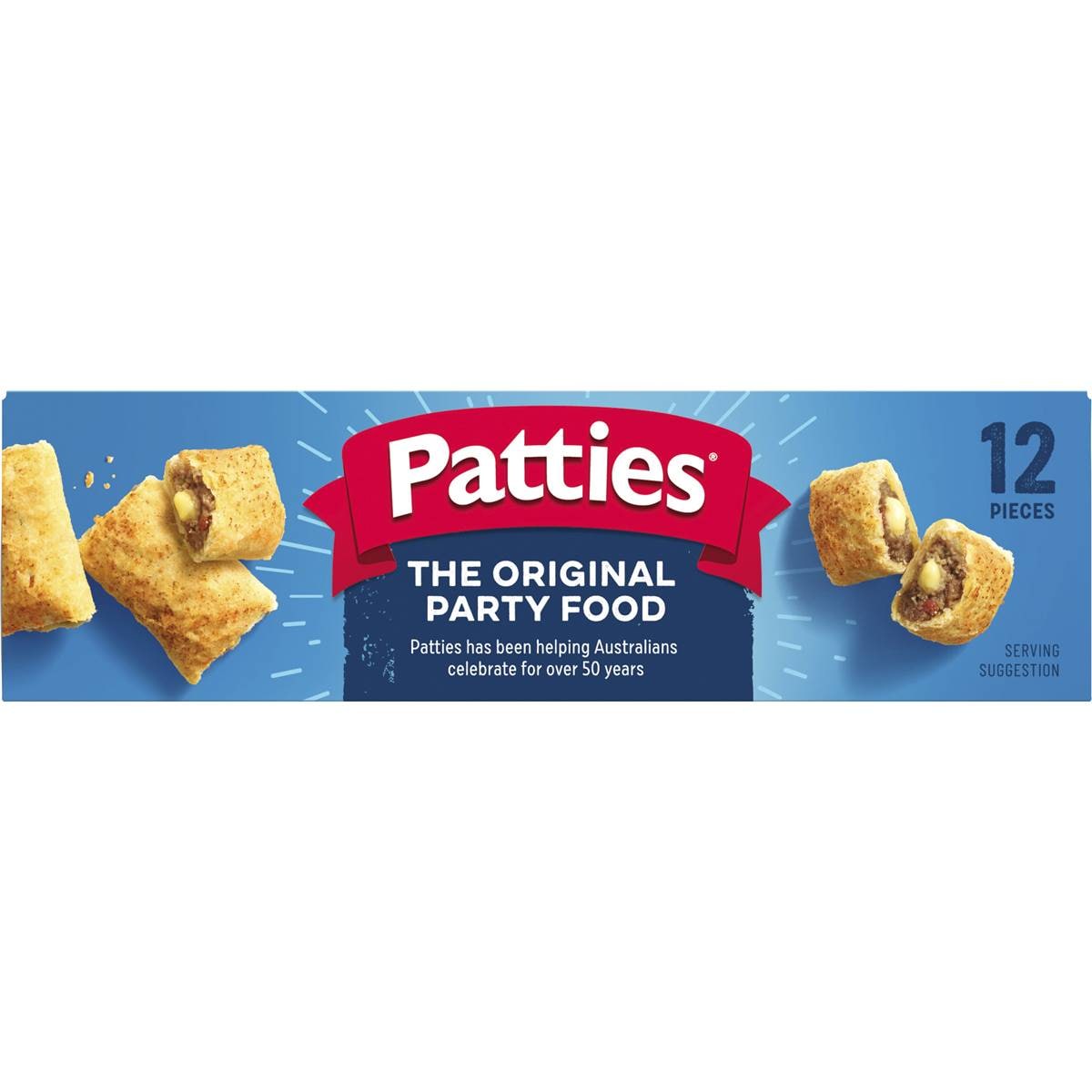 Patties Filled Rolls Original Beef With Cheese Sauce 450g Woolworths