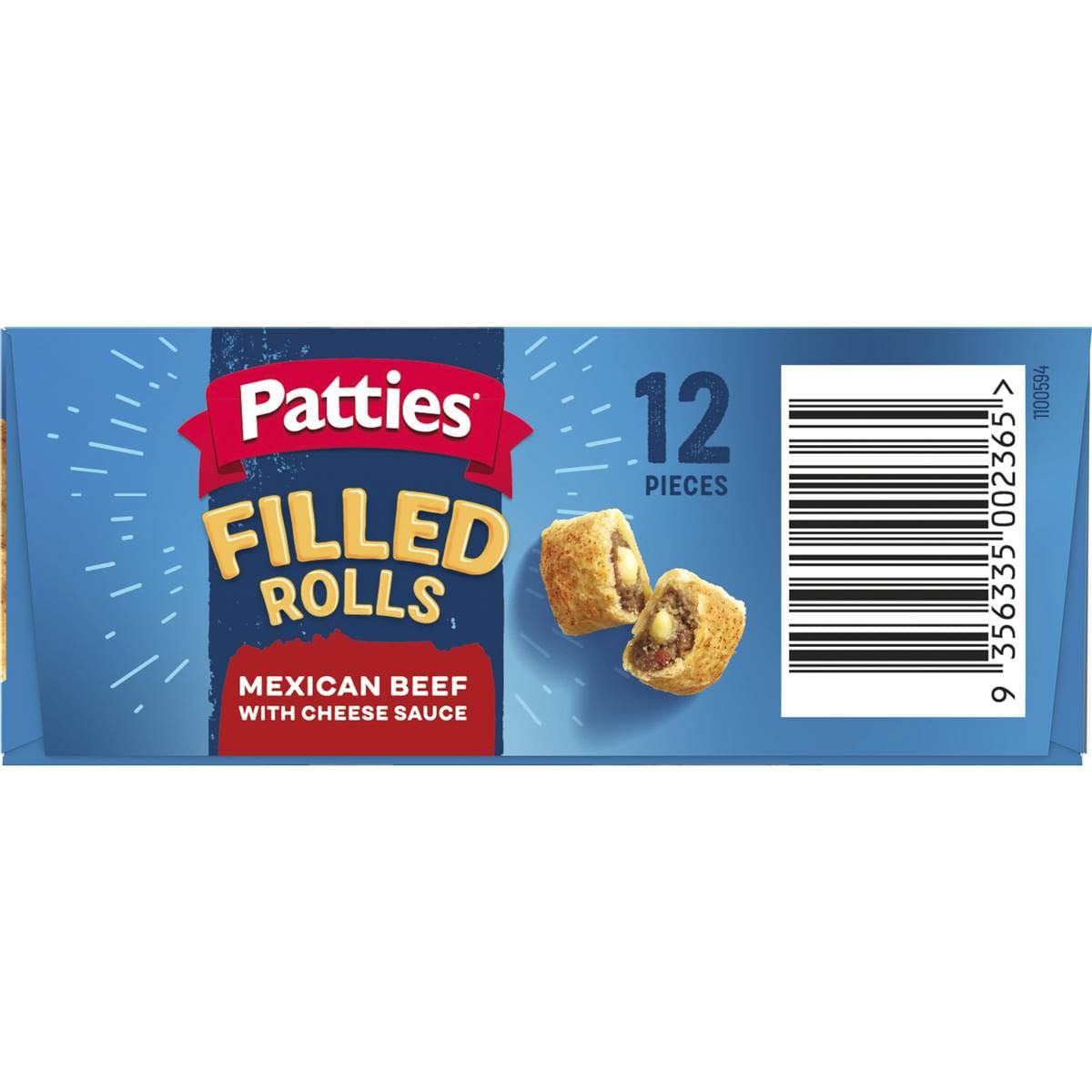 Patties Filled Rolls Original Beef With Cheese Sauce 450g Woolworths